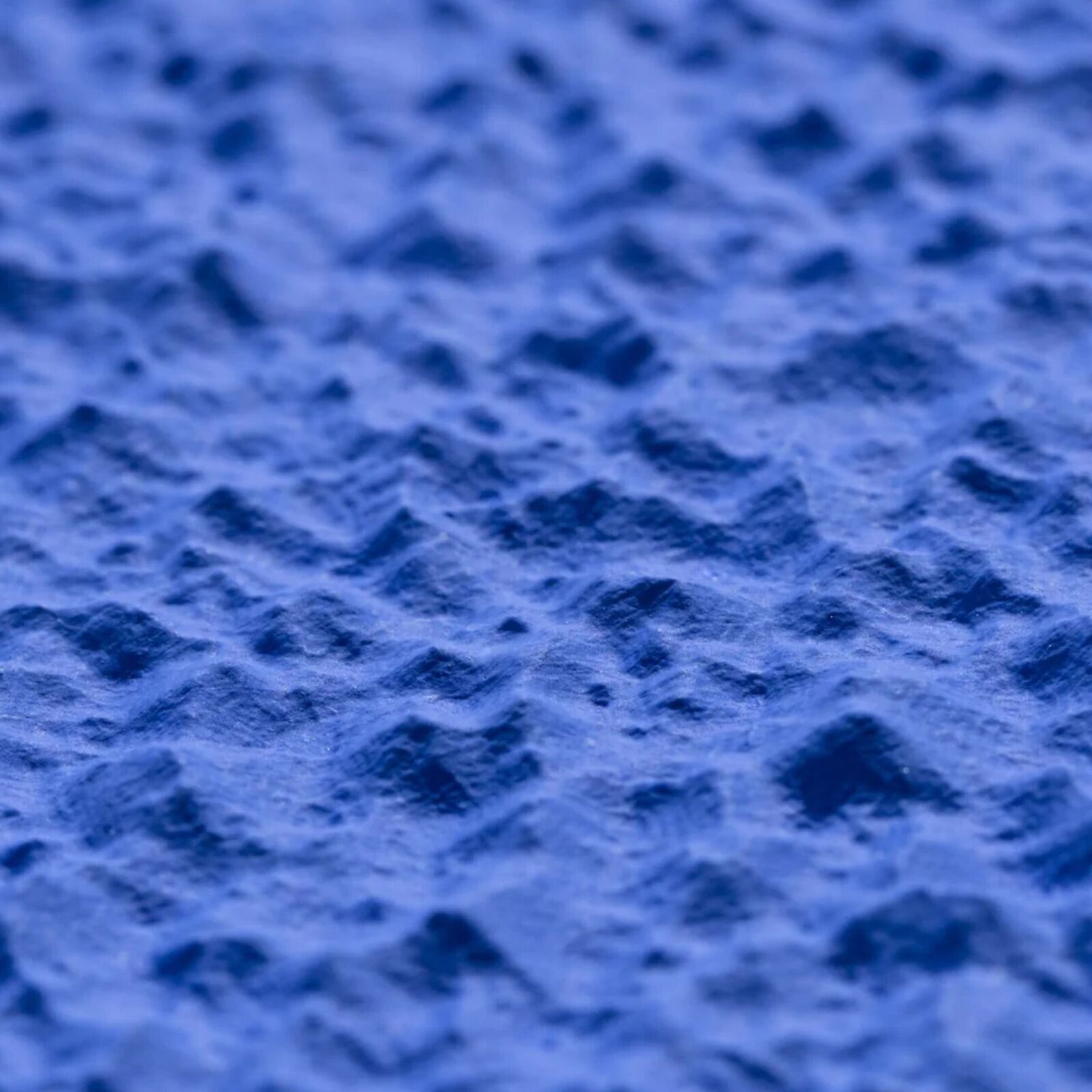 Artwork by Peter Halley, Blue, Nine Times, Made of Acrylic, fluorescent acrylic on HI-RND technology print on aluminium 