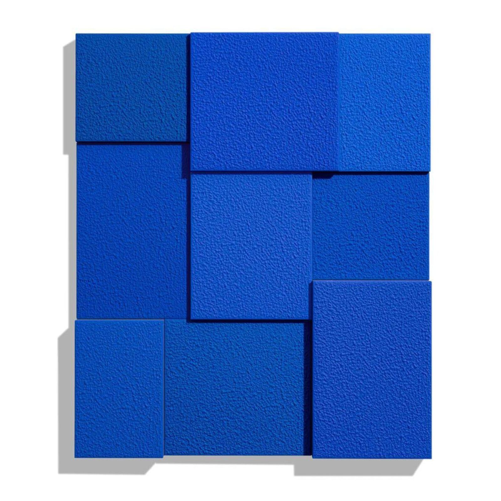 Blue, Nine Times by Peter Halley, 2023