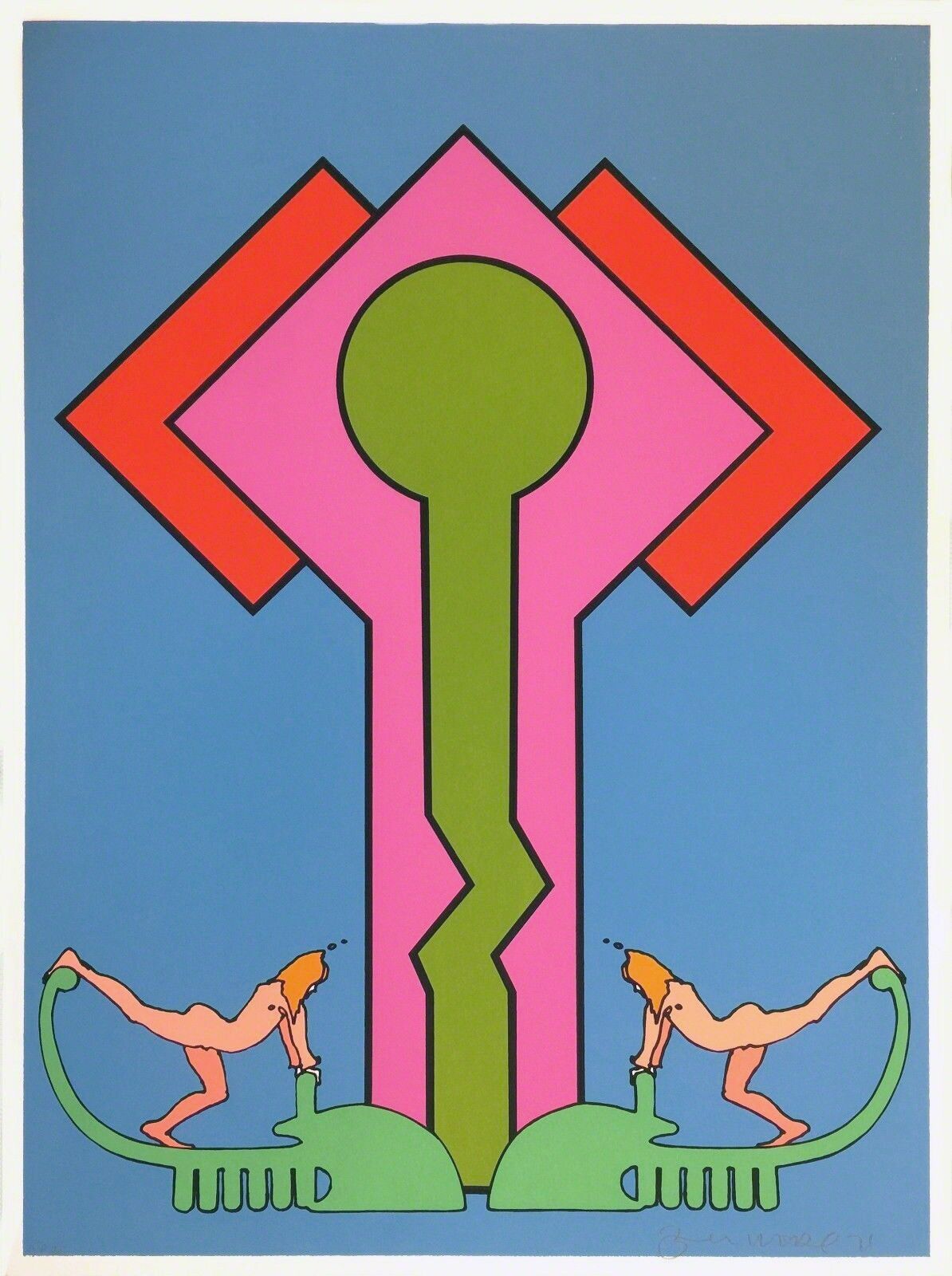 COLLOSSUS II by Peter Max, 1971