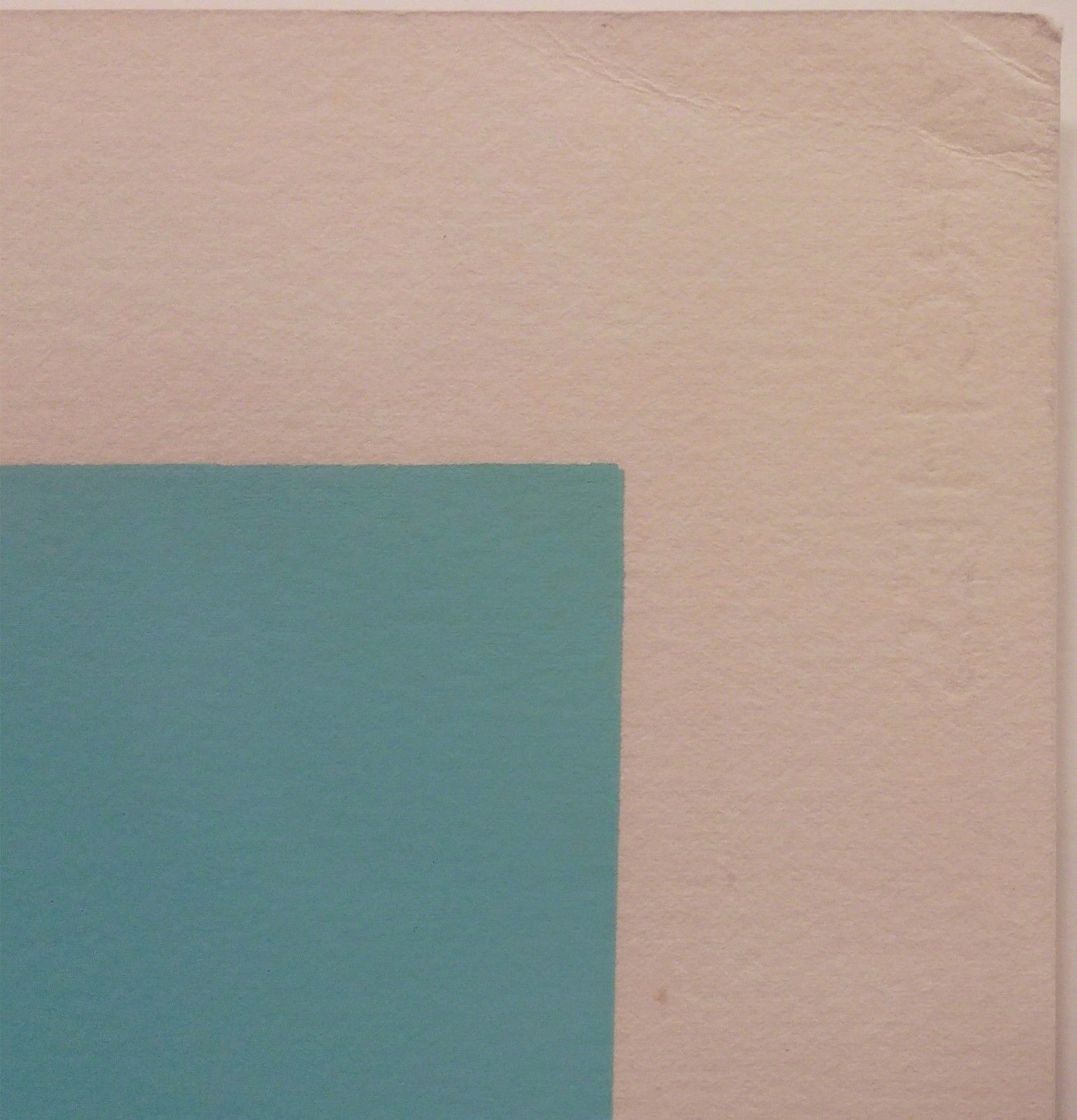 A painting of a man and a woman talking to each other.