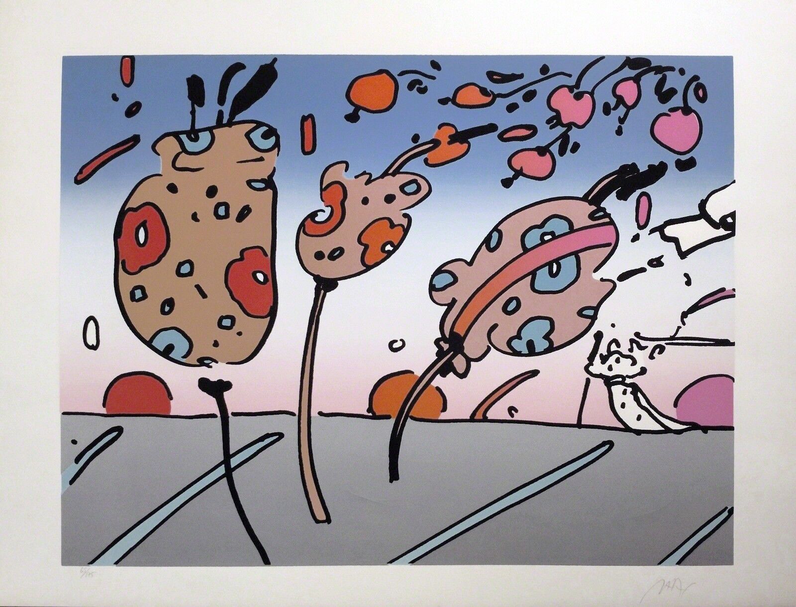 SUMMER SEASON II by Peter Max, 1979
