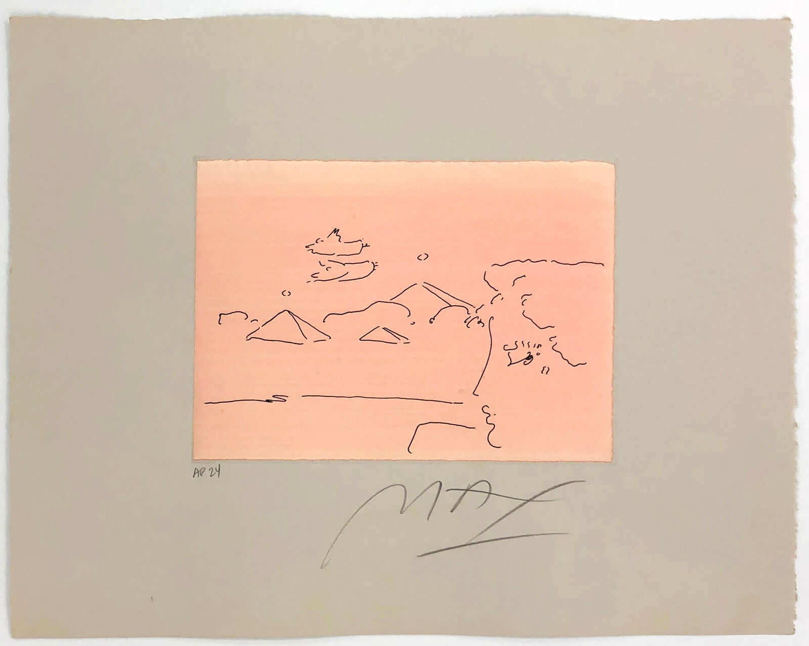 Artwork by Peter Max, THE ANGELS SUITE, Made of Etching 