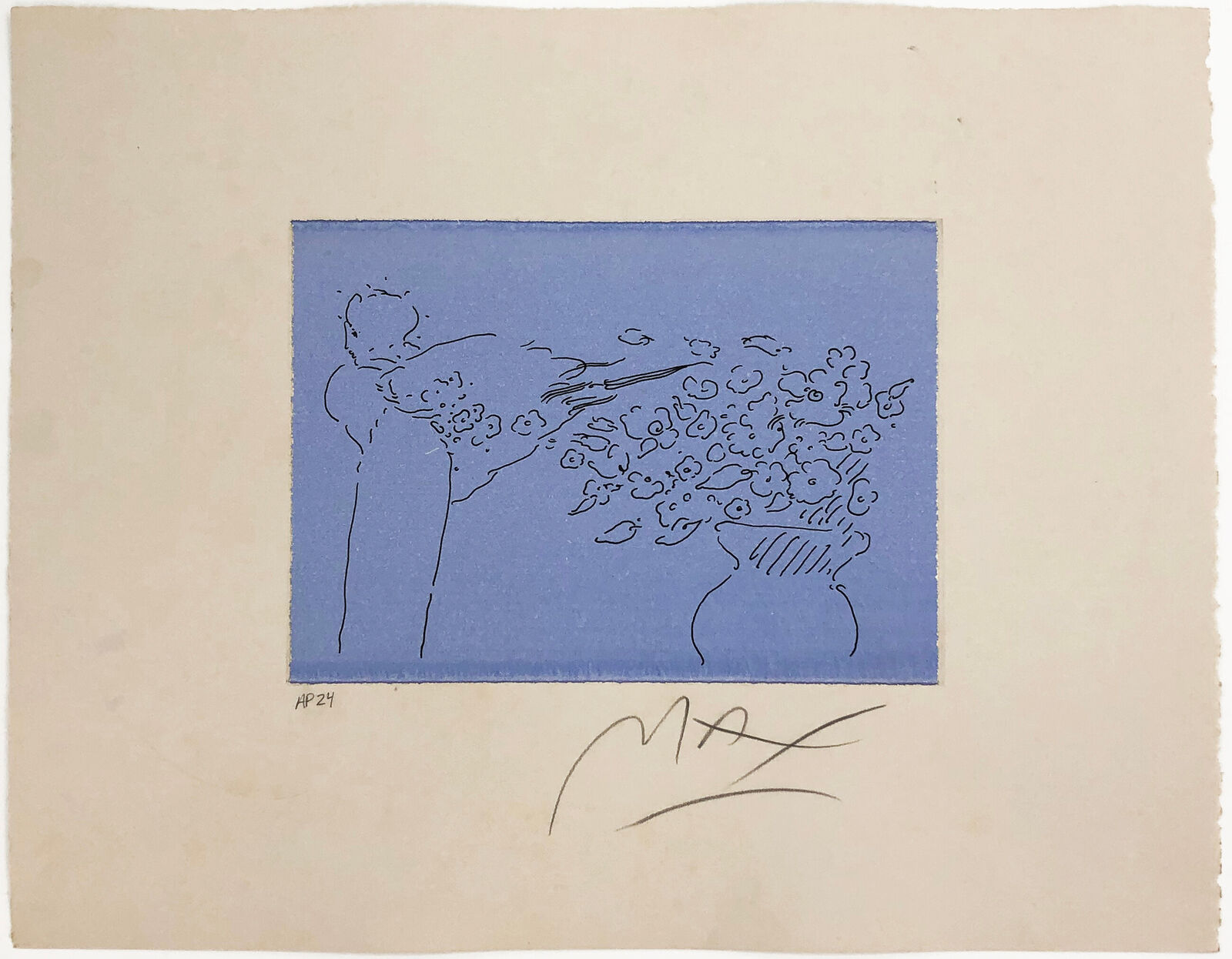 Artwork by Peter Max, THE ANGELS SUITE, Made of Etching 