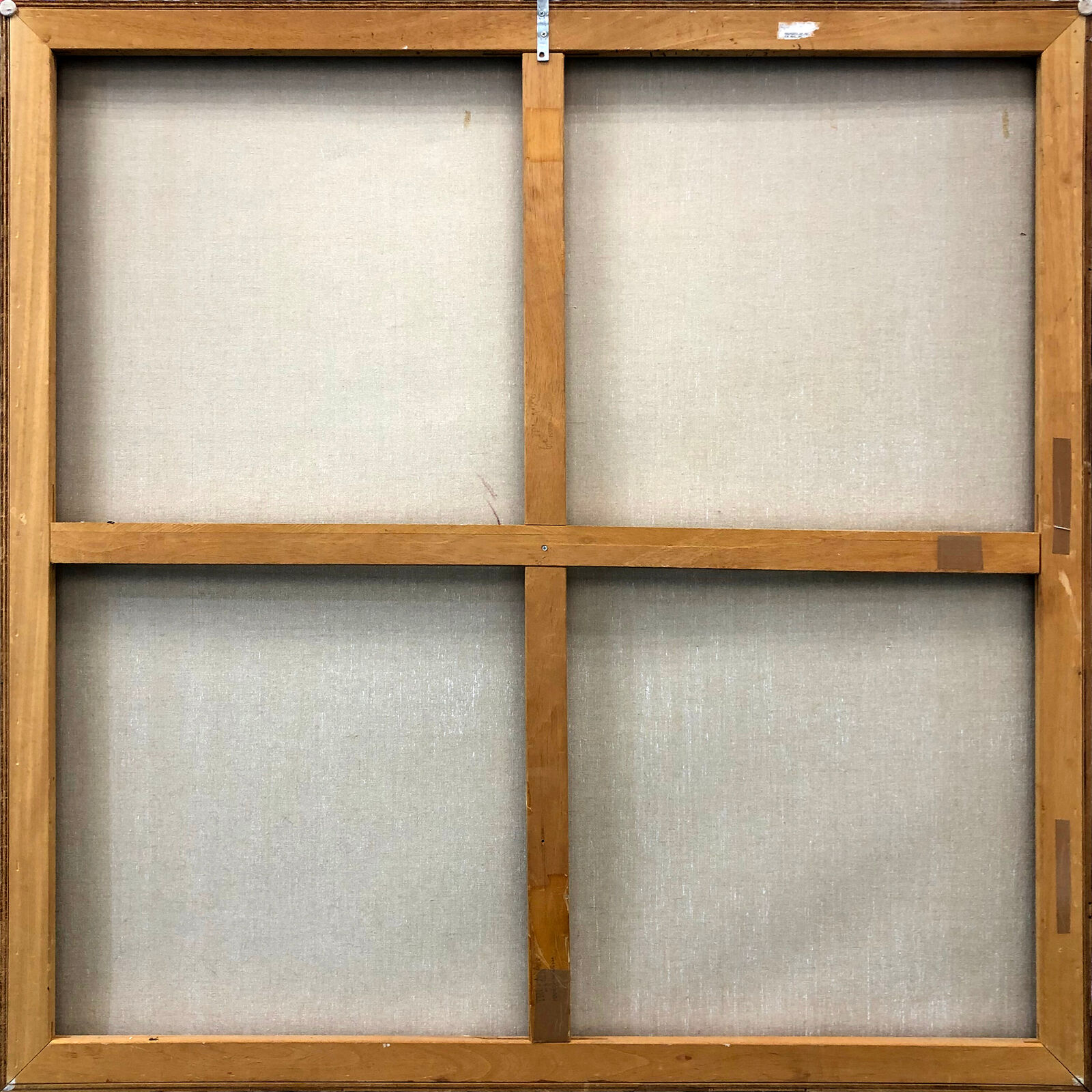 A painting of the Statue of Liberty on a pink background.