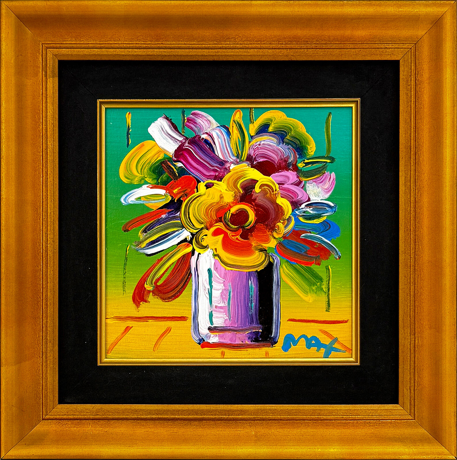Abstract Flowers Ver. XII #57  by Peter Max, 2012