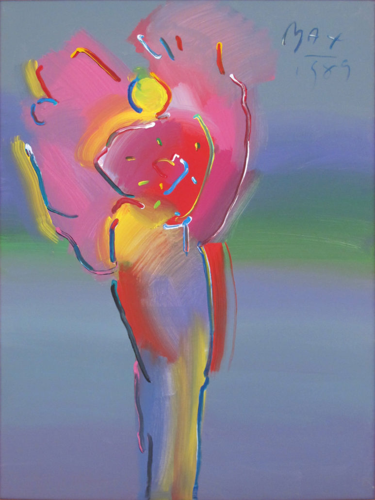 Angel with Heart in Spectrum by Peter Max, null