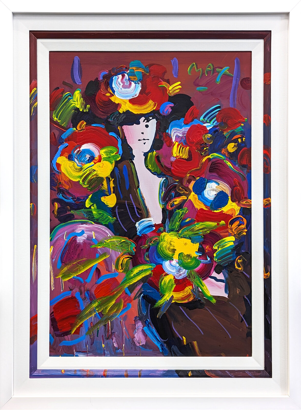 Brown Lady (Painting) by Peter Max, 1993