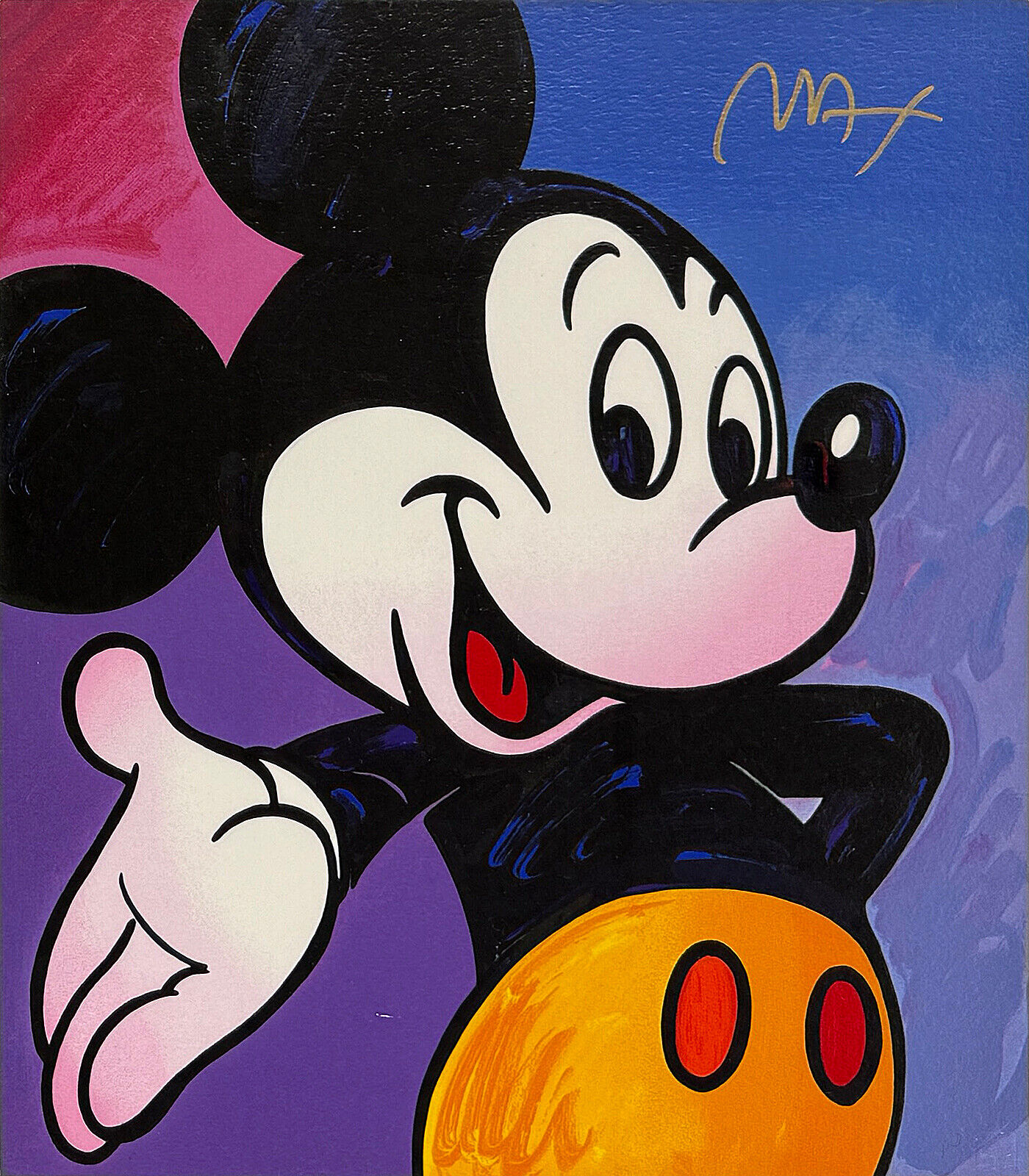 mickey mouse by andy warhol