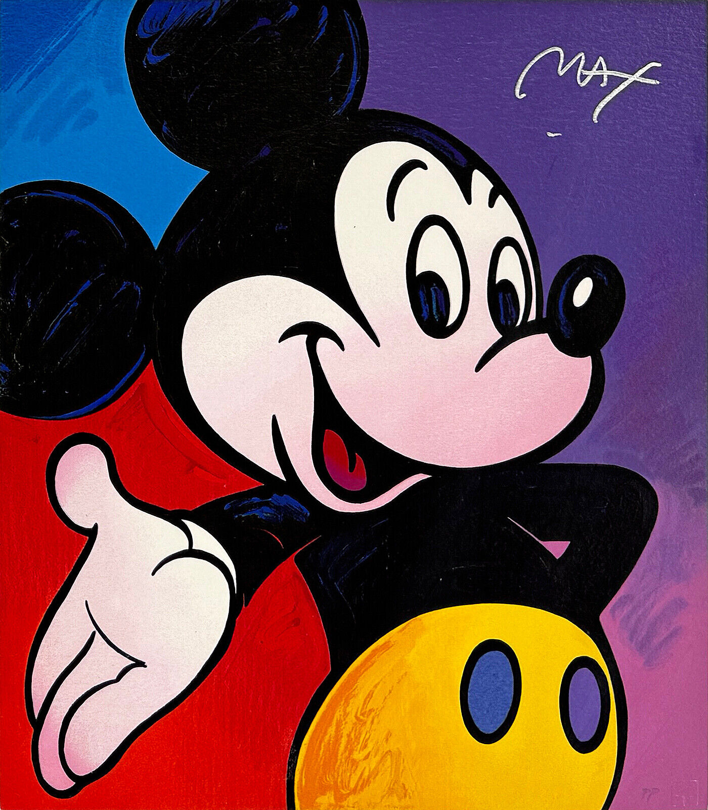 mickey mouse by andy warhol