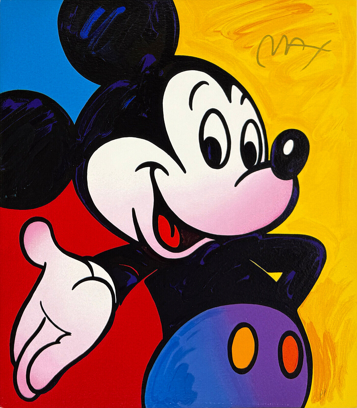 mickey mouse by andy warhol