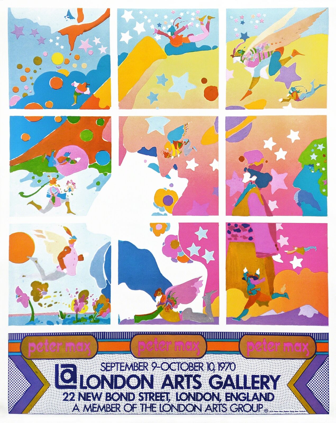 A poster for the London Arts Gallery in 1970. 