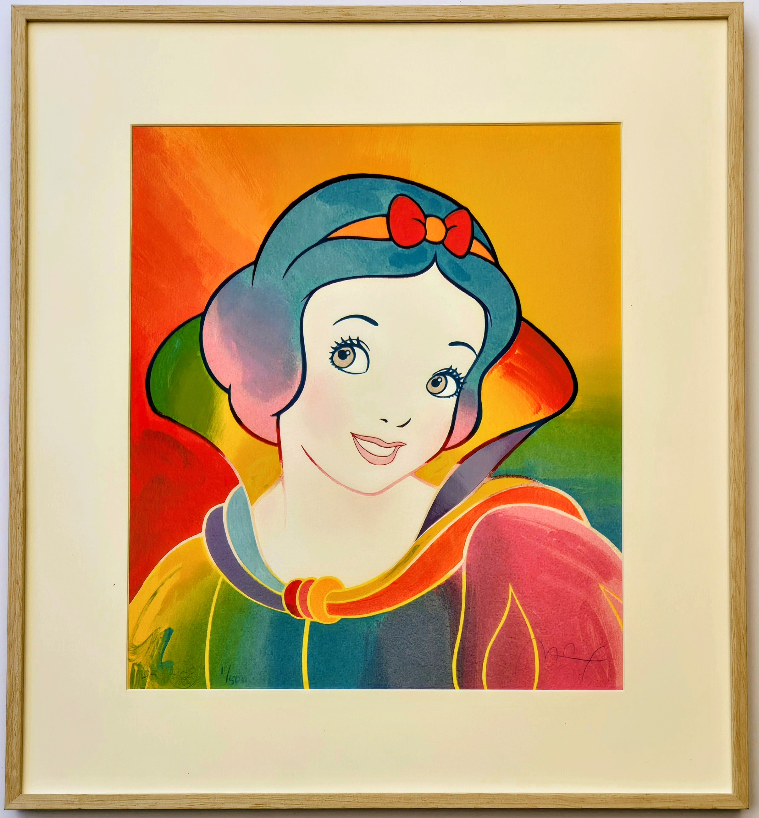 Snow White, Disney by Peter Max, 1994
