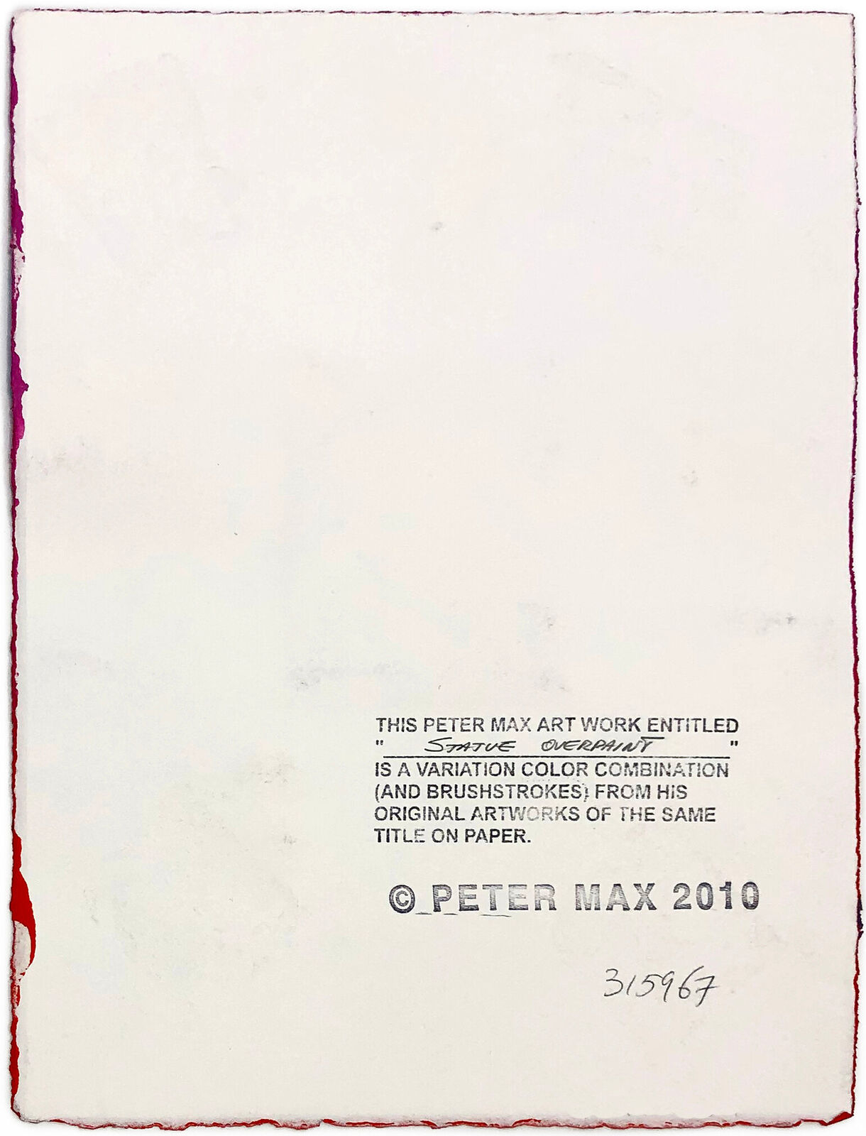 A painting of a woman in a pink frame on a red background.