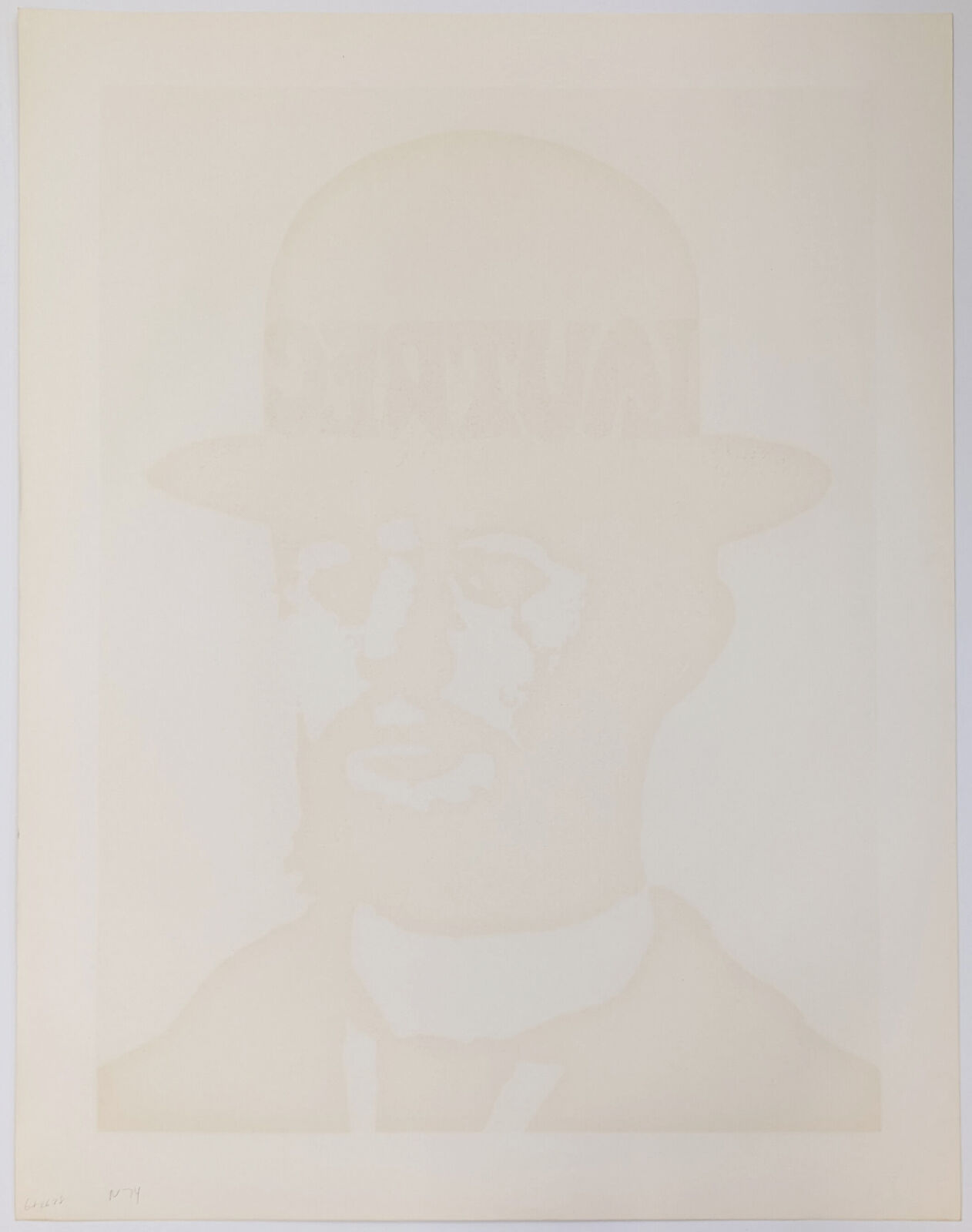 Artwork by Peter Max, Toulouse Lautrec (Blue), large hand signed serigraph, Made of Serigraph 