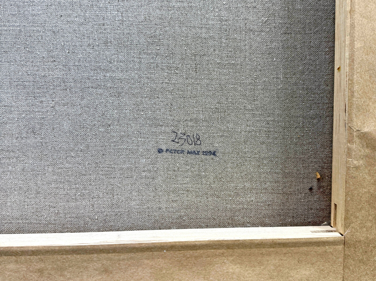 A painting of a man and a woman in a gold frame.