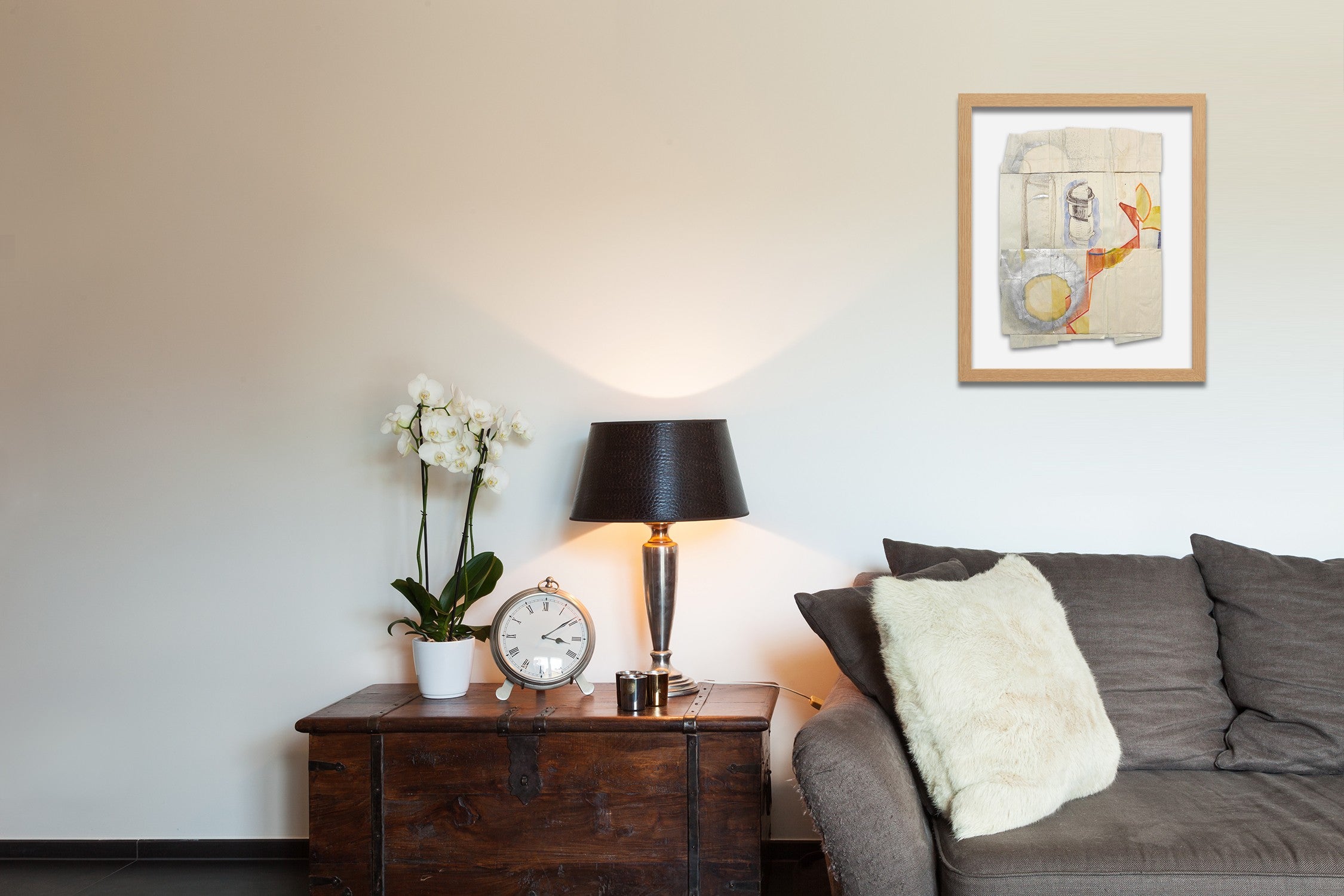 Artwork by Peter Soriano, 4th Floor, Made of Spray paint, pencil, ink, watercolor on paper 