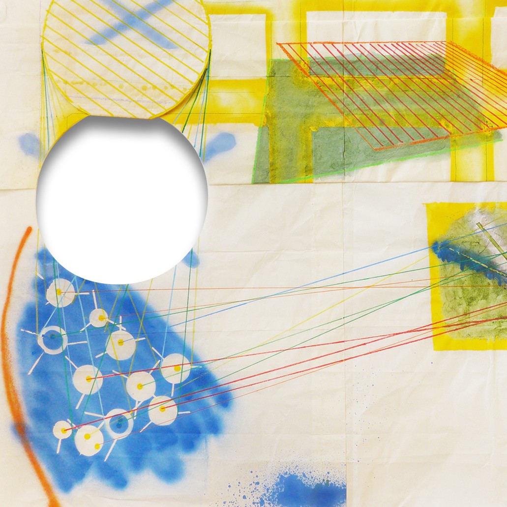 Artwork by Peter Soriano, Colby 10, Made of Spray paint, pencil, ink, watercolor on paper 