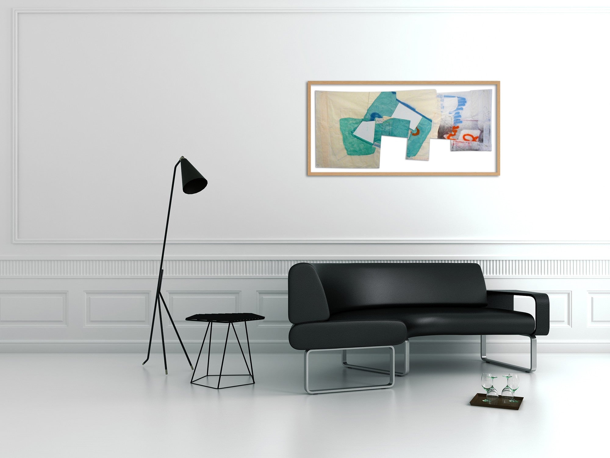 Artwork by Peter Soriano, Jackson 4, Made of Spray paint, pencil, ink, watercolor on paper 