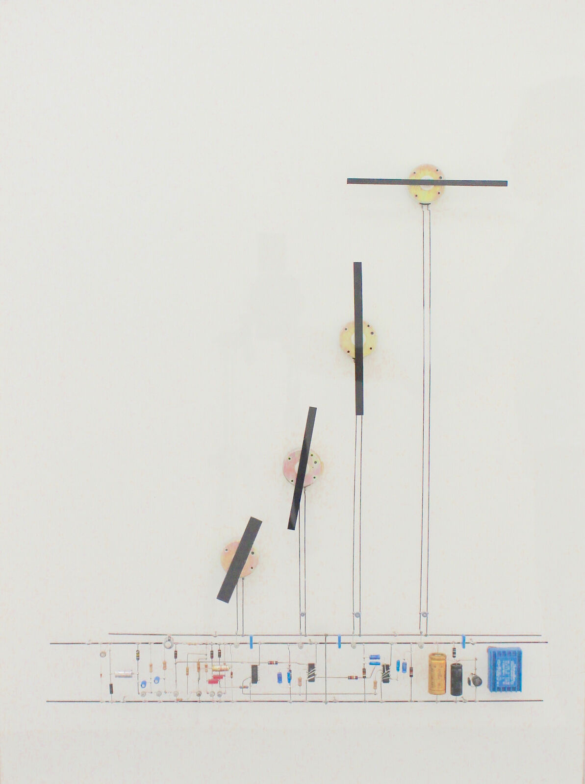 Artwork by Peter Vogel, Drehflügel, Made of Mixed media (movement) 