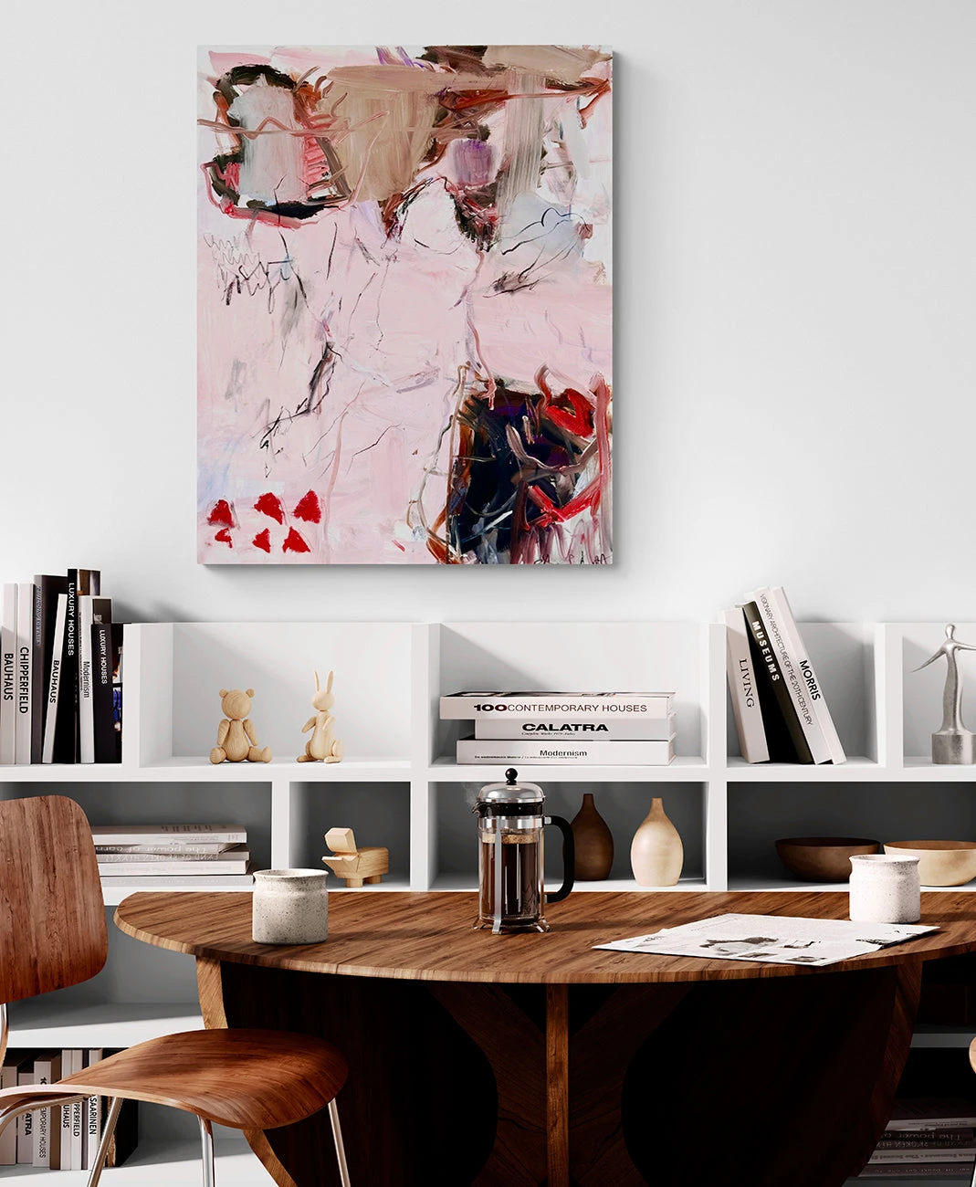 Artwork by Petra Schott, Her Angel, Made of Oil on canvas 