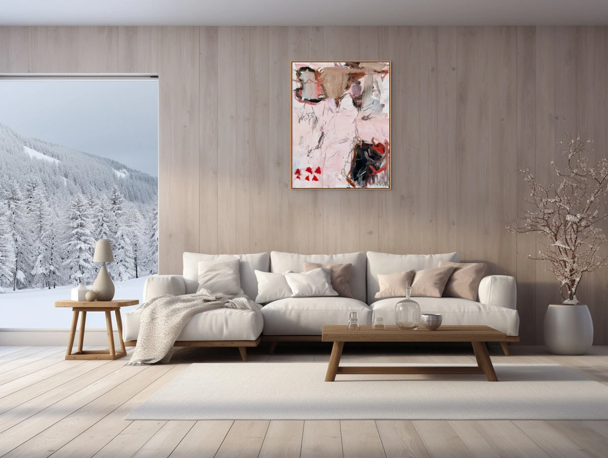 Artwork by Petra Schott, Her Angel, Made of Oil on canvas 