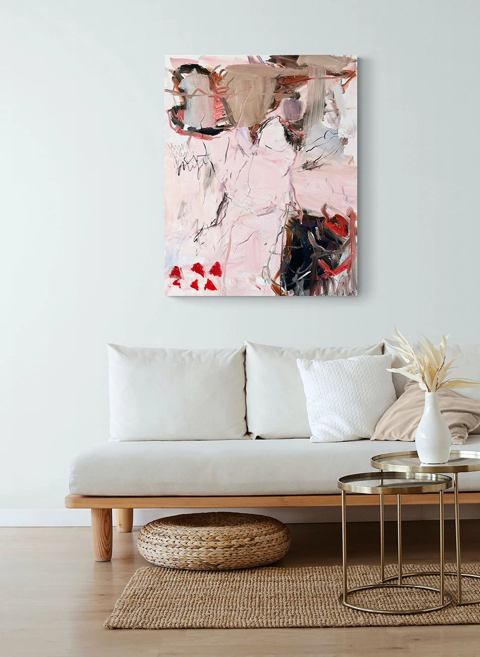 Artwork by Petra Schott, Her Angel, Made of Oil on canvas 