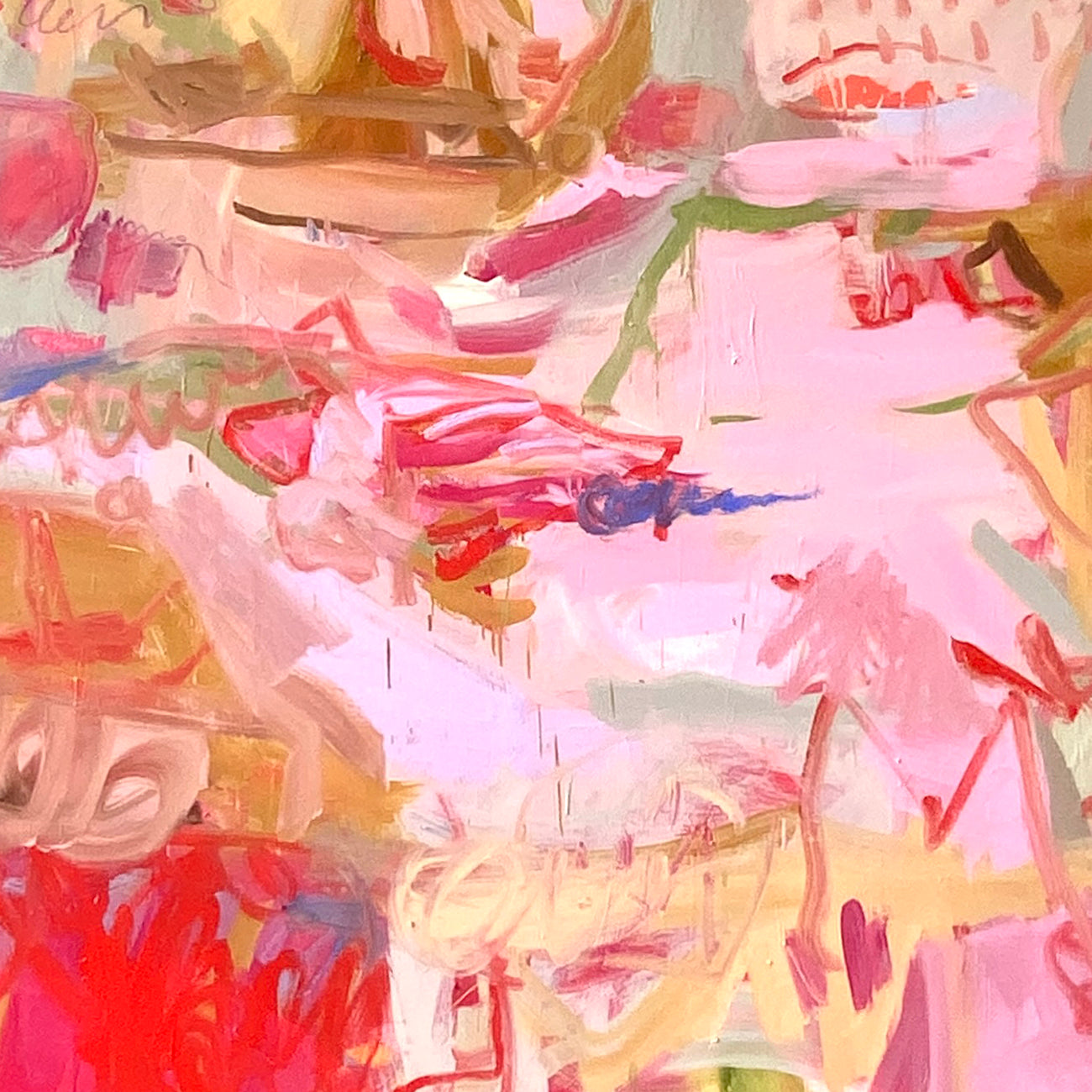 Artwork by Petra Schott, Longing For Paradise IV, Made of Oil on canvas 