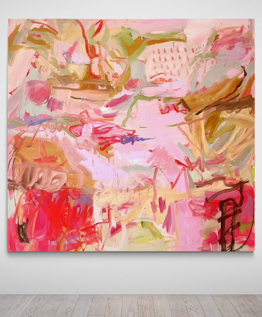 Artwork by Petra Schott, Longing For Paradise IV, Made of Oil on canvas 