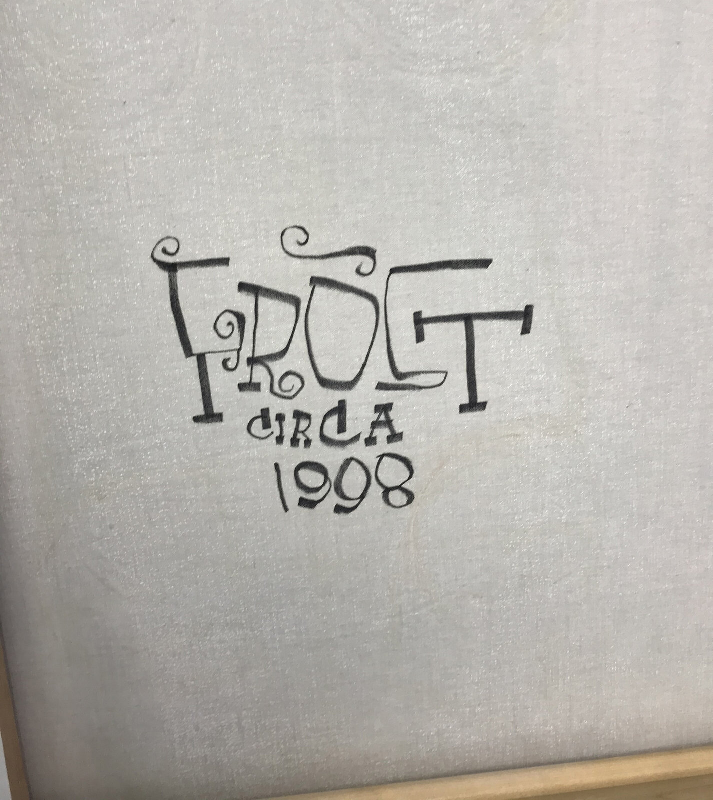 Artwork by Phil Frost, Untitled, Made of Acrylic On Canvas 