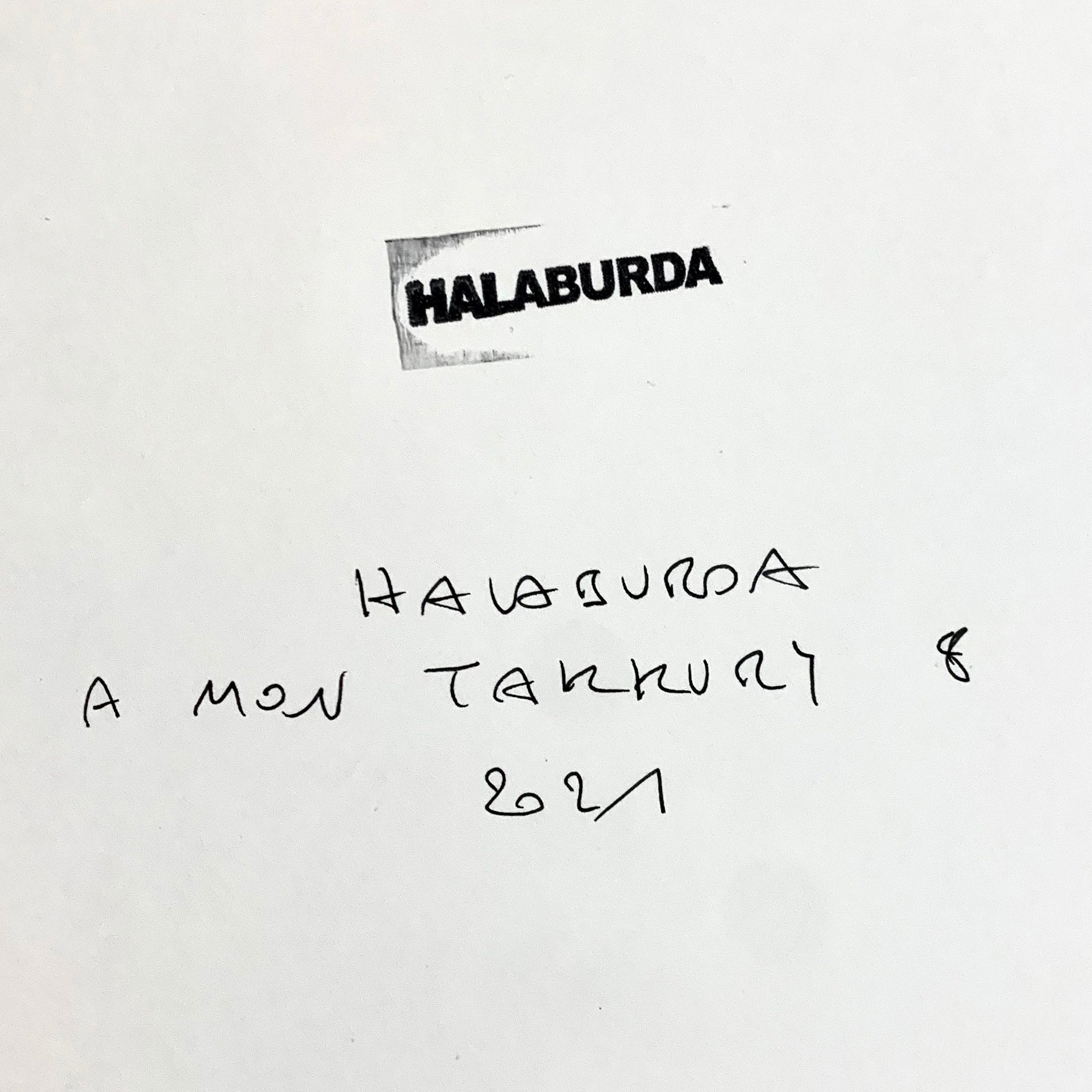 Artwork by Philippe Halaburda, A mon Takkury 8, Made of Acrylic, felt tip colored and color tape on paper 
