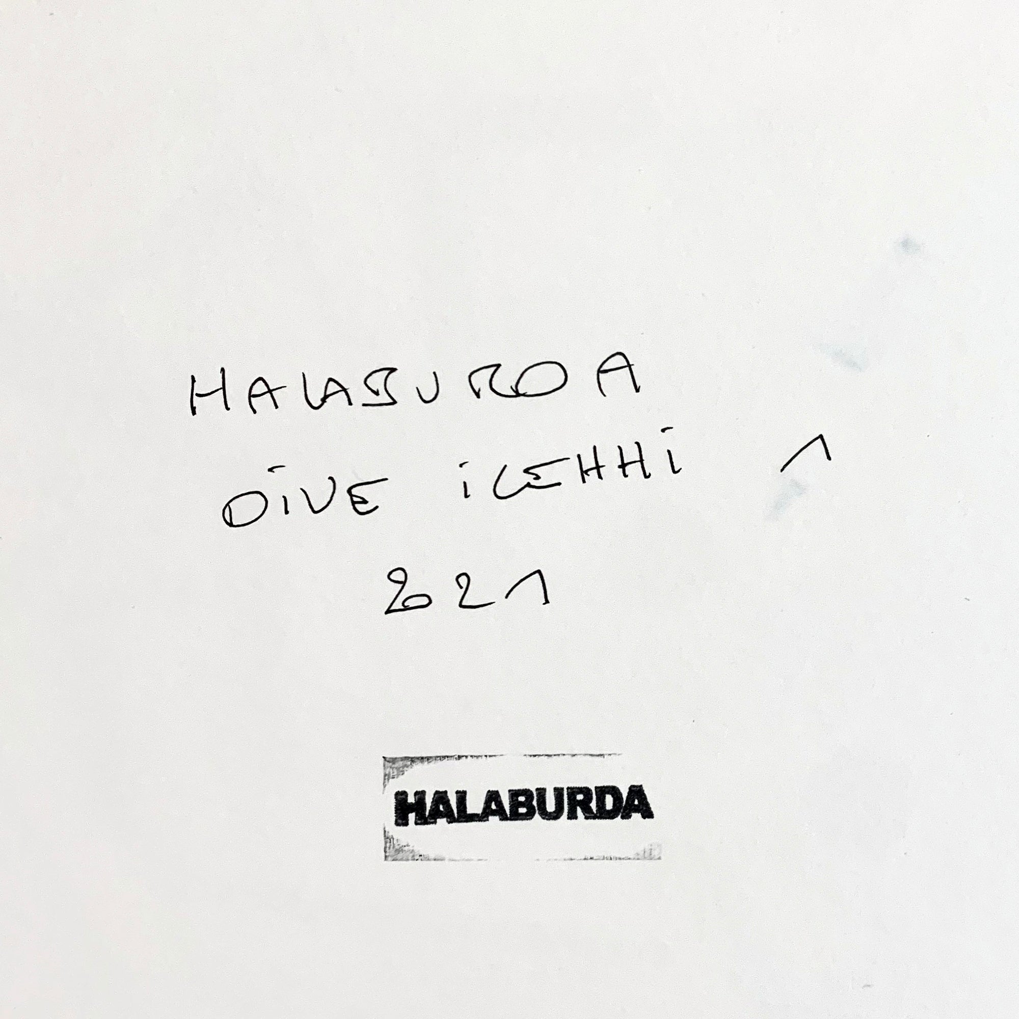 Artwork by Philippe Halaburda, Dive Icehhi 1, Made of Acrylic, felt tip colored and color tape on paper 