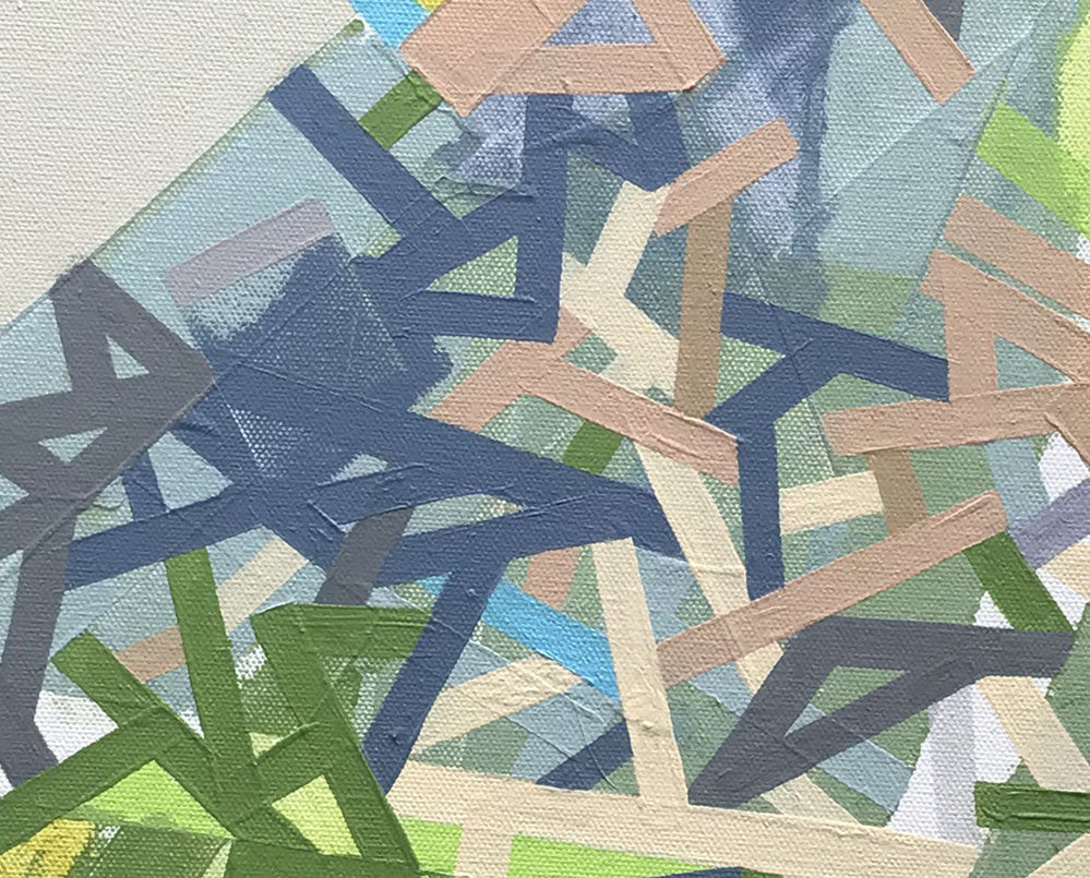 Artwork by Philippe Halaburda, Enchantment Urduu, Made of Acrylic on canvas 