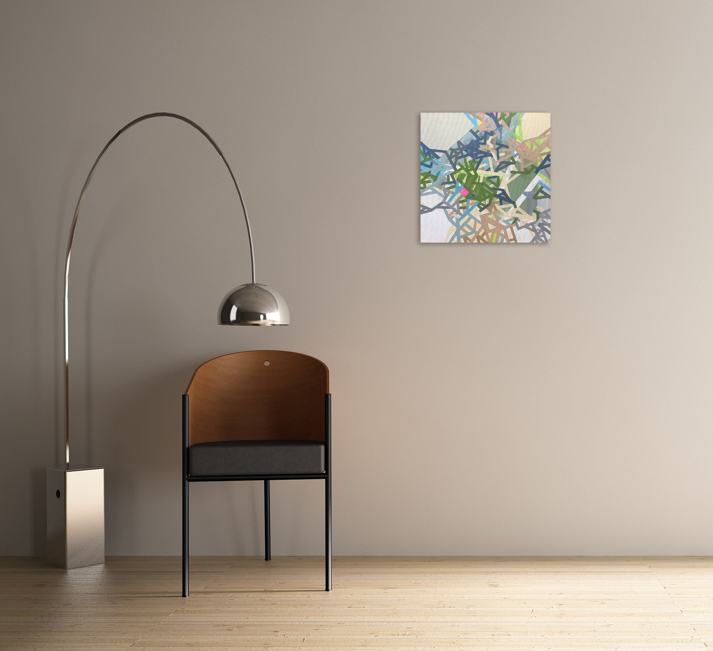 Artwork by Philippe Halaburda, Enchantment Urduu, Made of Acrylic on canvas 