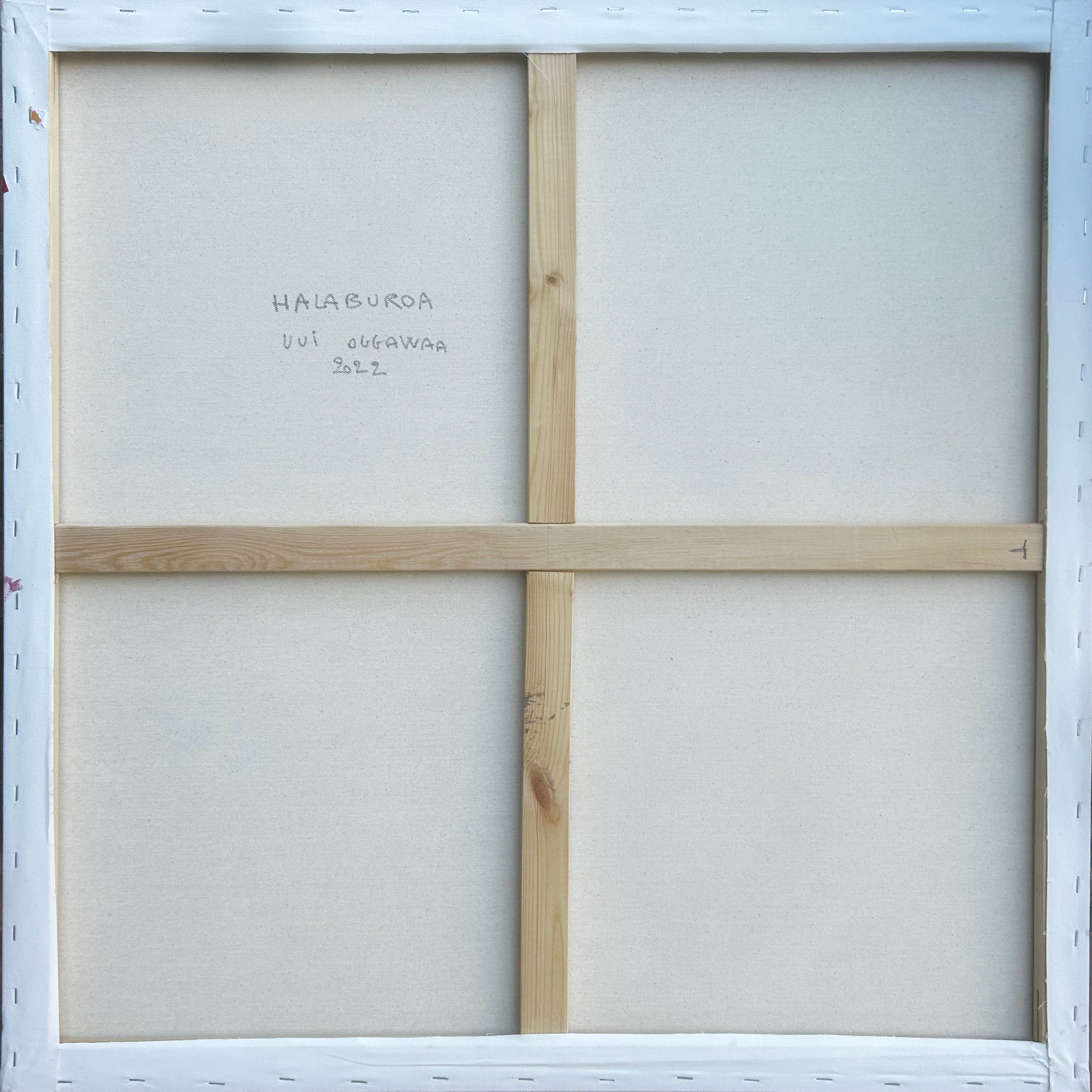 Artwork by Philippe Halaburda, Uui Oggawaa, Made of Acrylic and color tape on canvas 