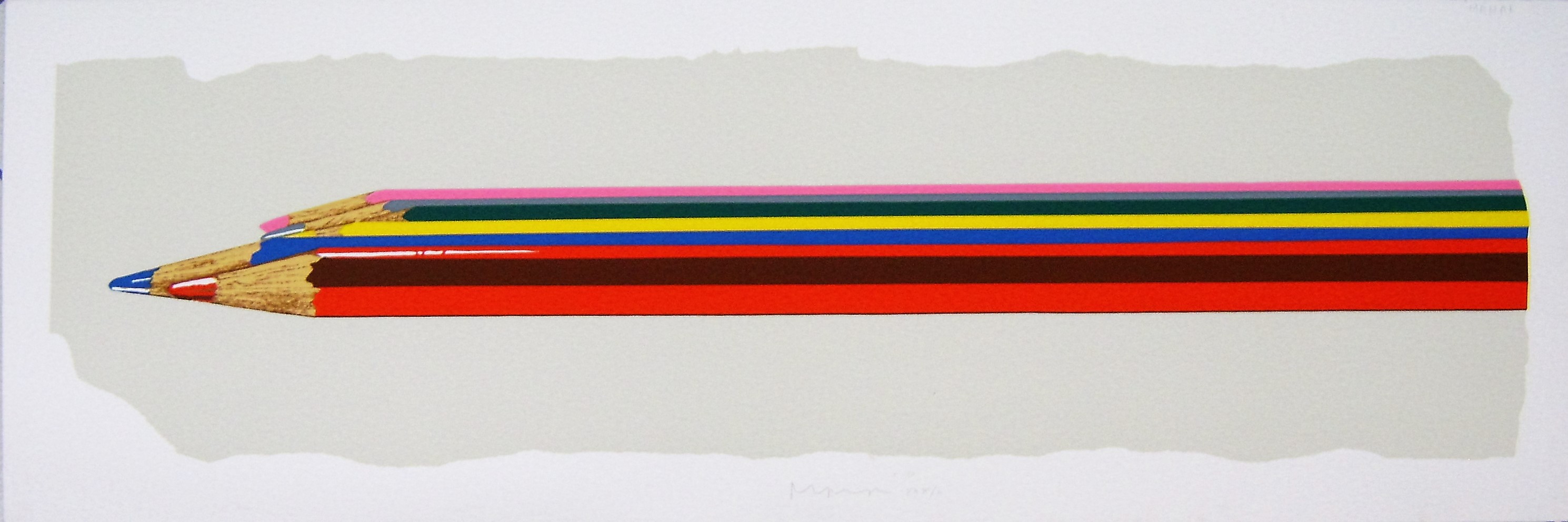 Artwork by Piero Manai, Matite, Made of Screen Print 