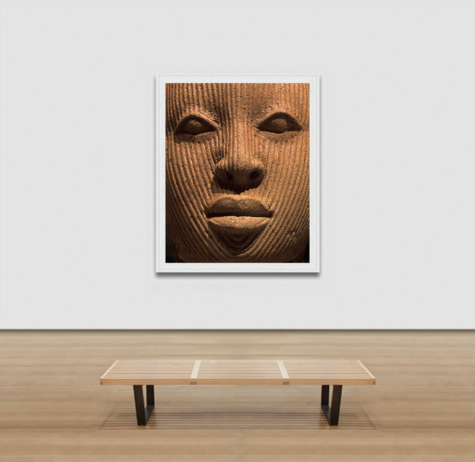 Artwork by Pierre Sernet, F019, Nigerian, Terracotta, Made of Giclee print on archival paper 