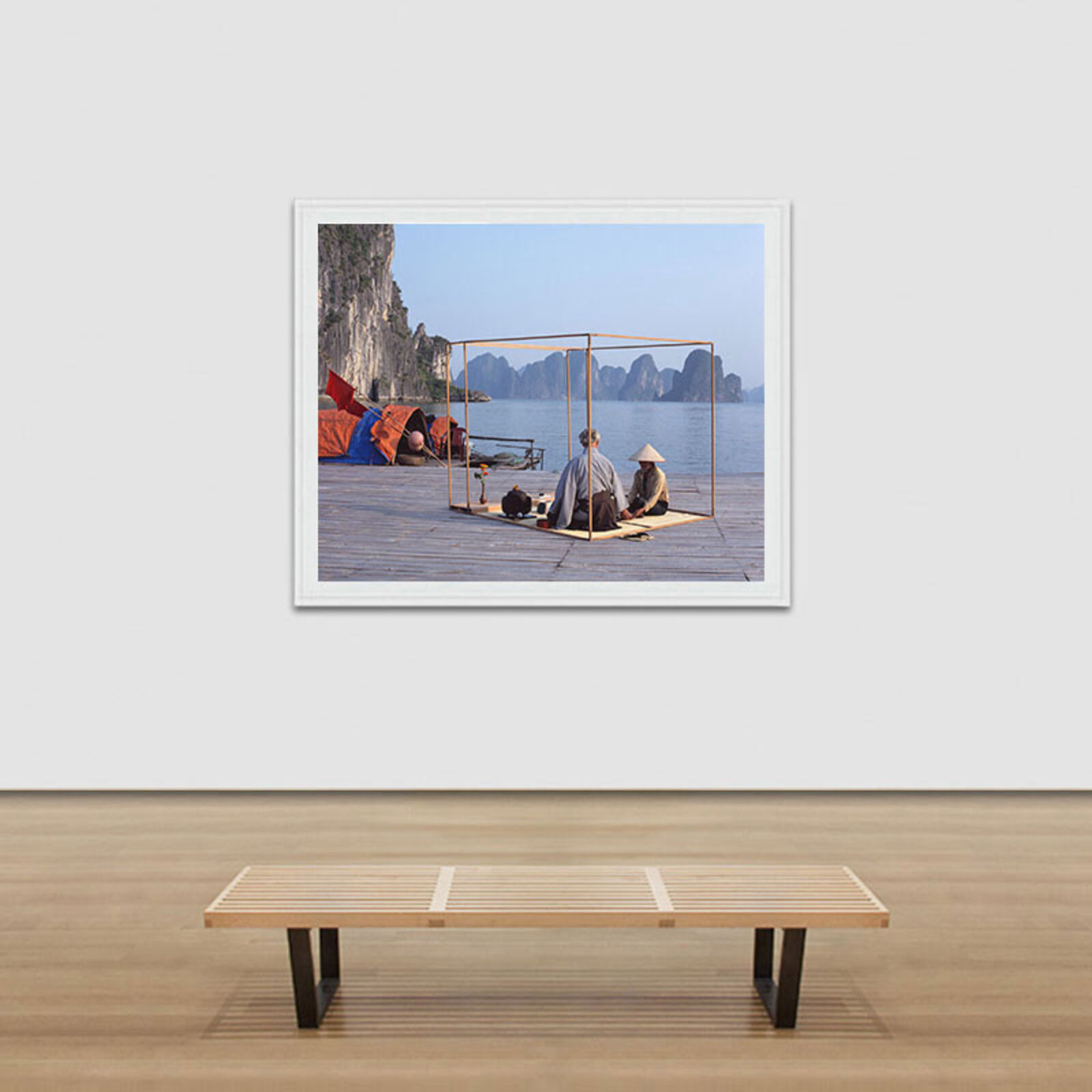 Artwork by Pierre Sernet, One - Dinh, Halong Bay, Vietnam, Made of Archival Giclée Pigment Print 