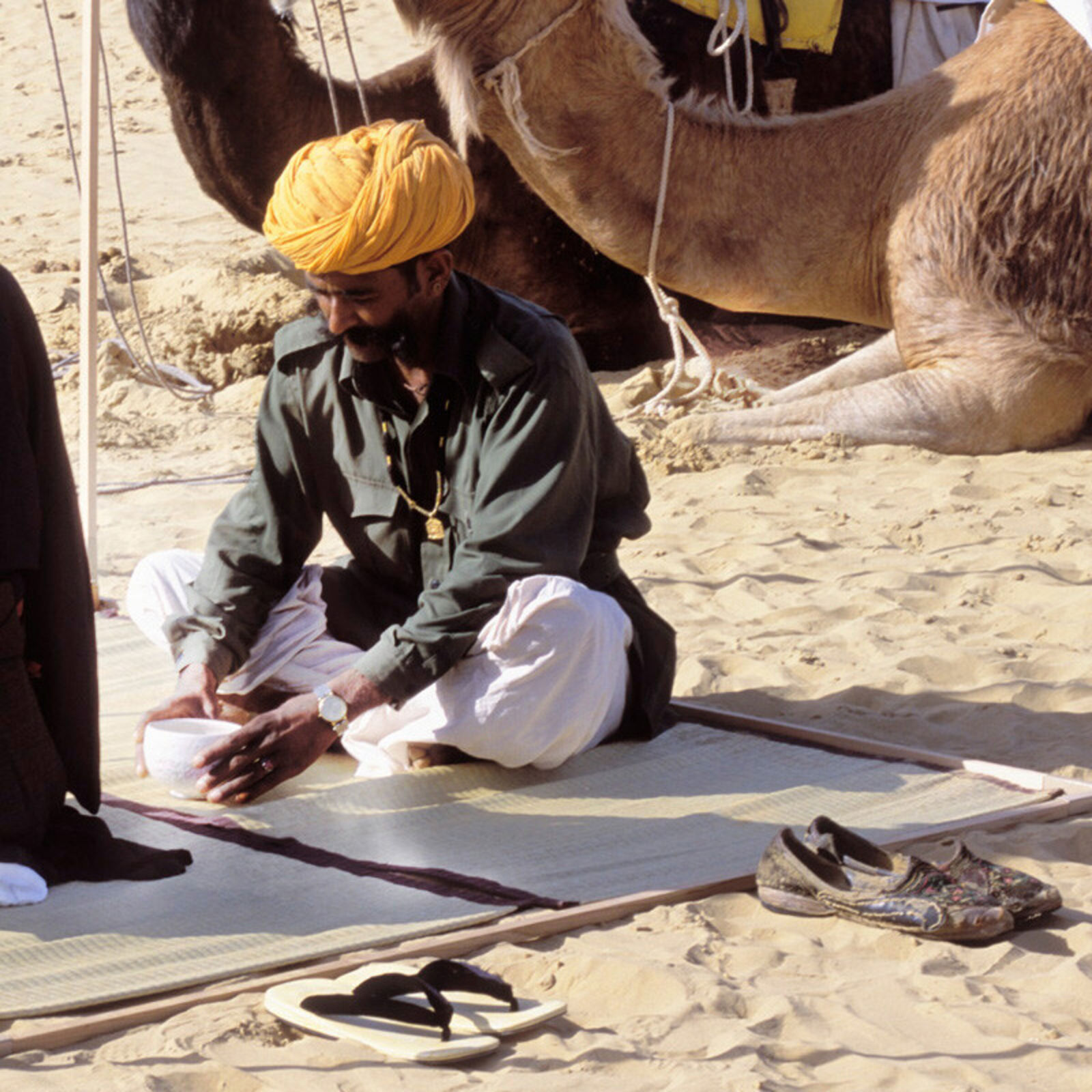 Artwork by Pierre Sernet, One - Jaswant, Osian, India, Made of Giclee Pigment Print on Archival Paper 