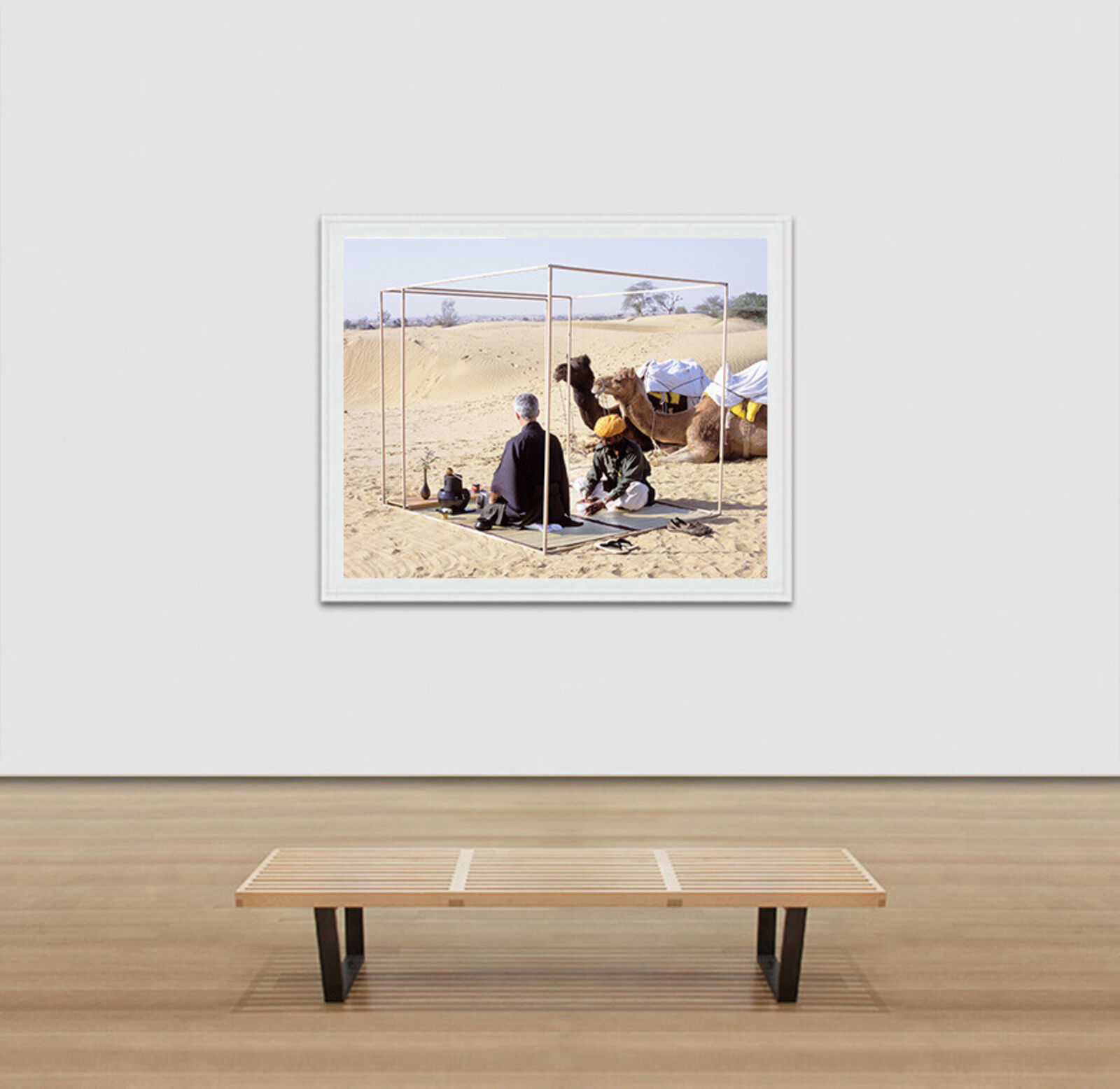 Artwork by Pierre Sernet, One - Jaswant, Osian, India, Made of Giclee Pigment Print on Archival Paper 