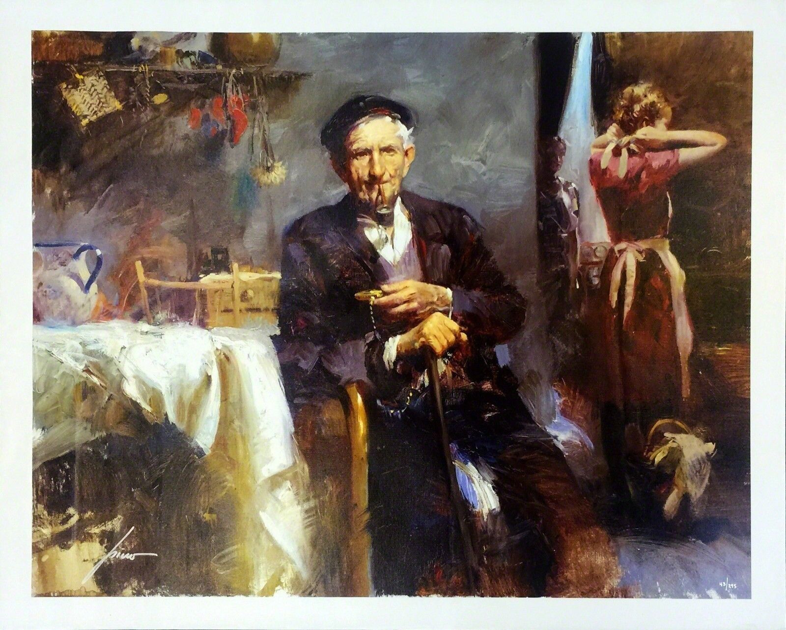 Artwork by Giuseppe Pino, FLEETING MOMENTS, Made of Giclee On Canvas 