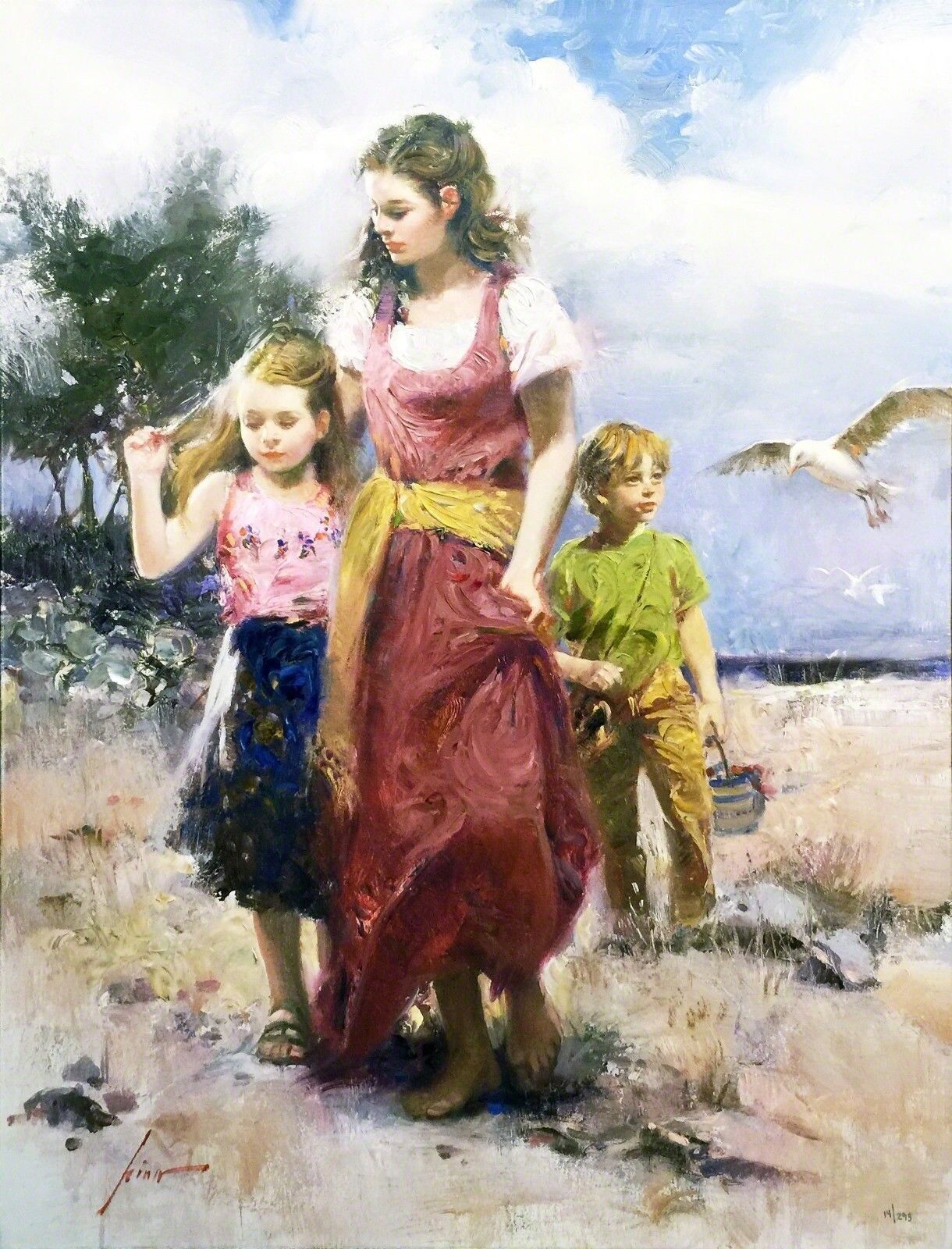 SEA SPRAY (HAND EMBELLISHED)