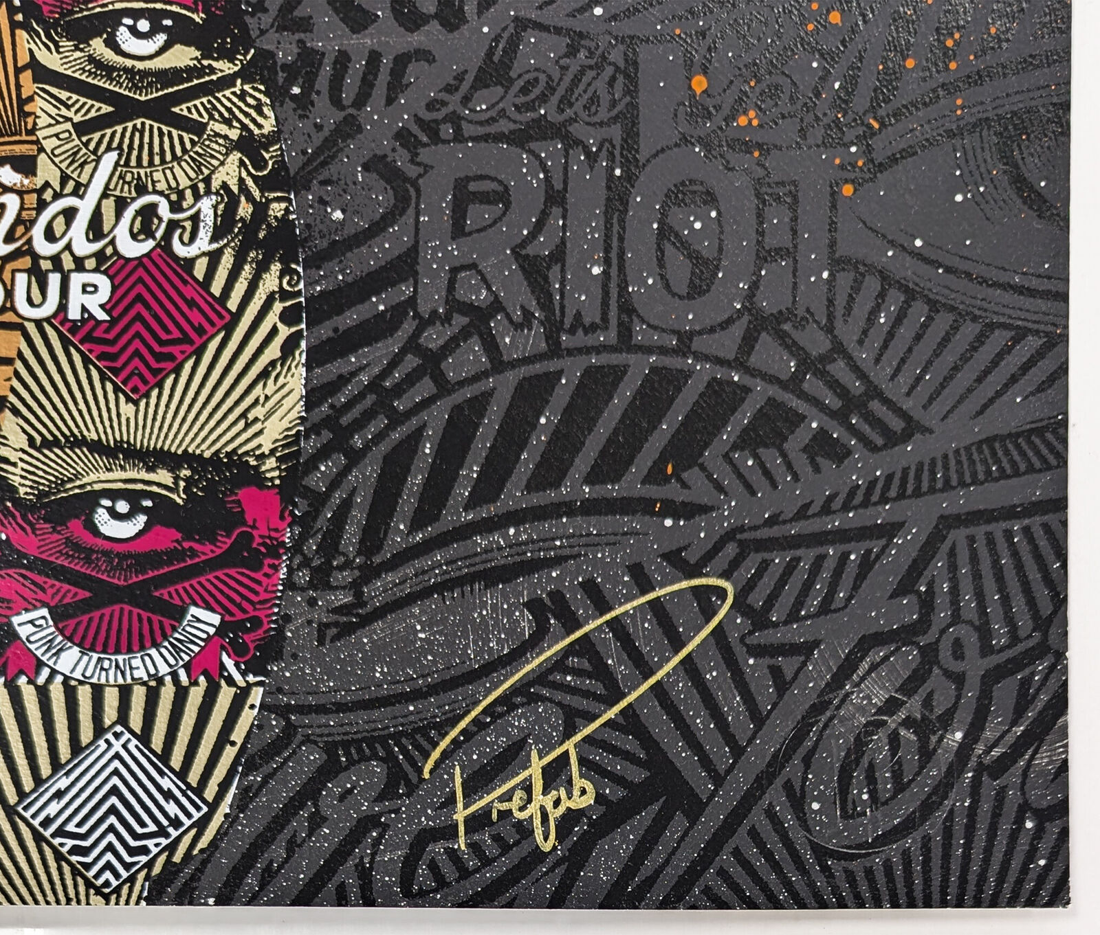 Artwork by Prefab77, Amsterdame (Unique hand finished), Made of Hand Finished Screen Print 