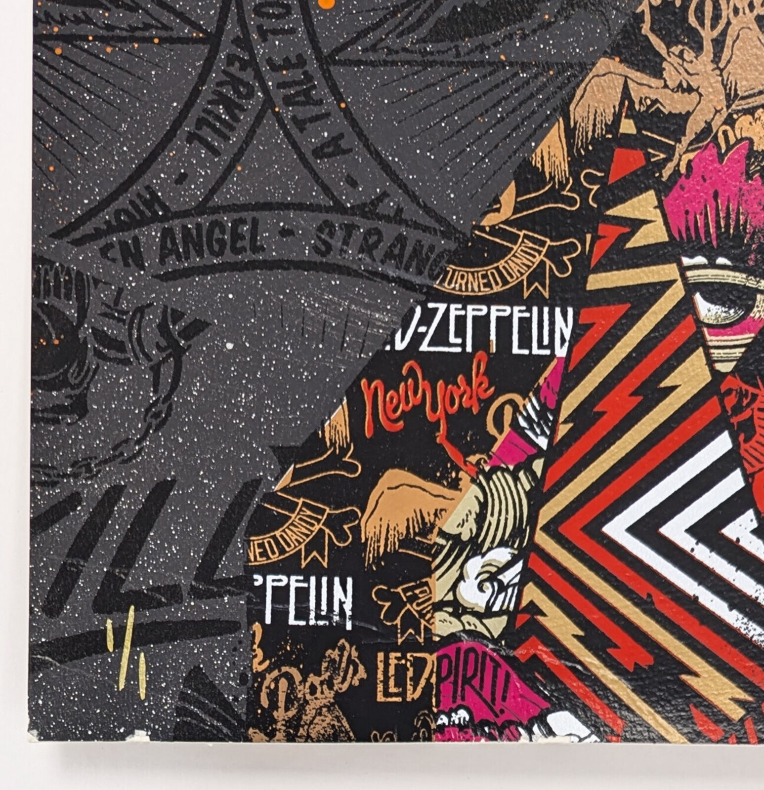 Artwork by Prefab77, Amsterdame (Unique hand finished), Made of Hand Finished Screen Print 