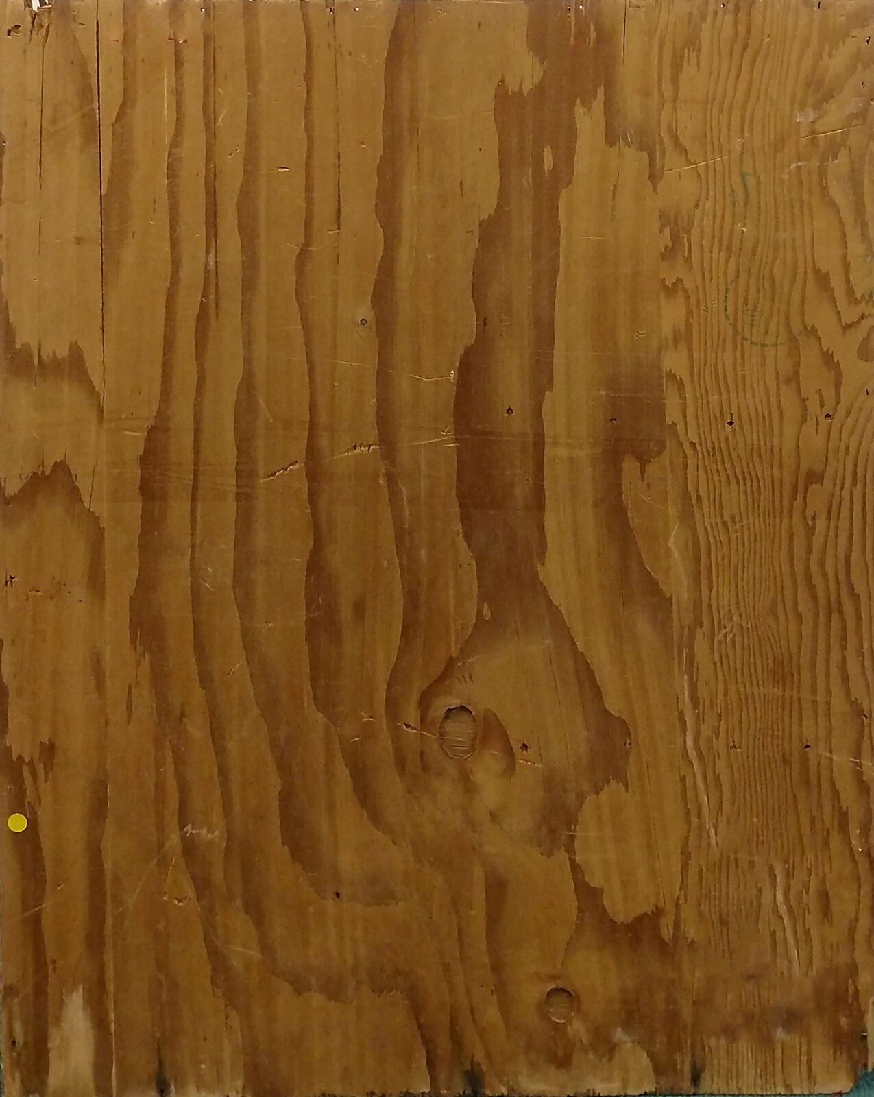 Artwork by Purvis Young, OVERTOWN, Made of Mixed Media On Wood 