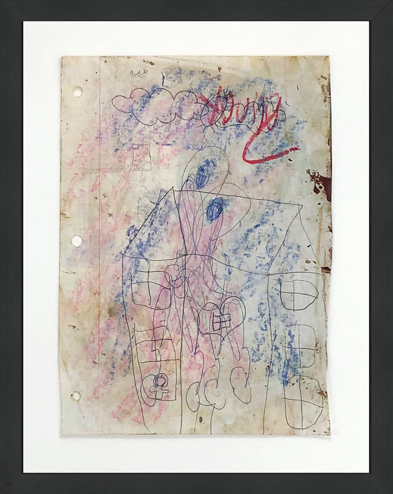 Home Sweet Home by Purvis Young, circa 1990