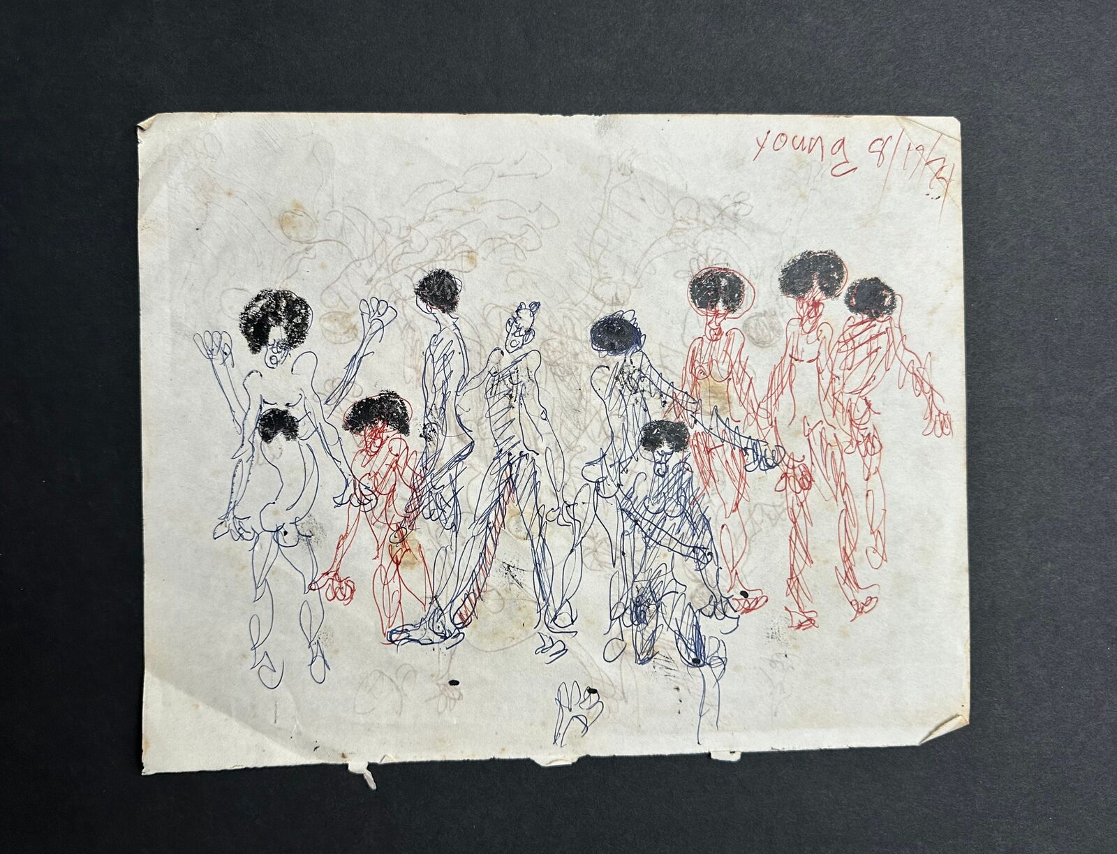 Untitled double-sided drawings