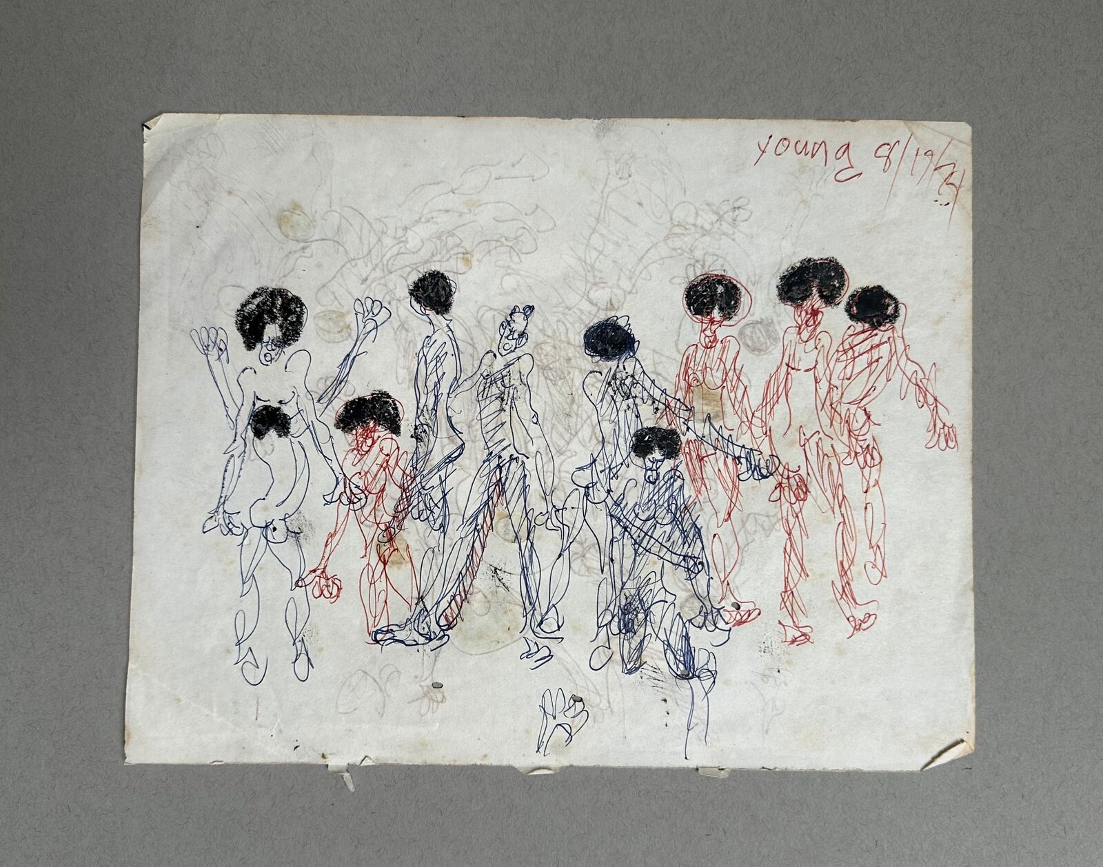 Untitled double-sided drawings