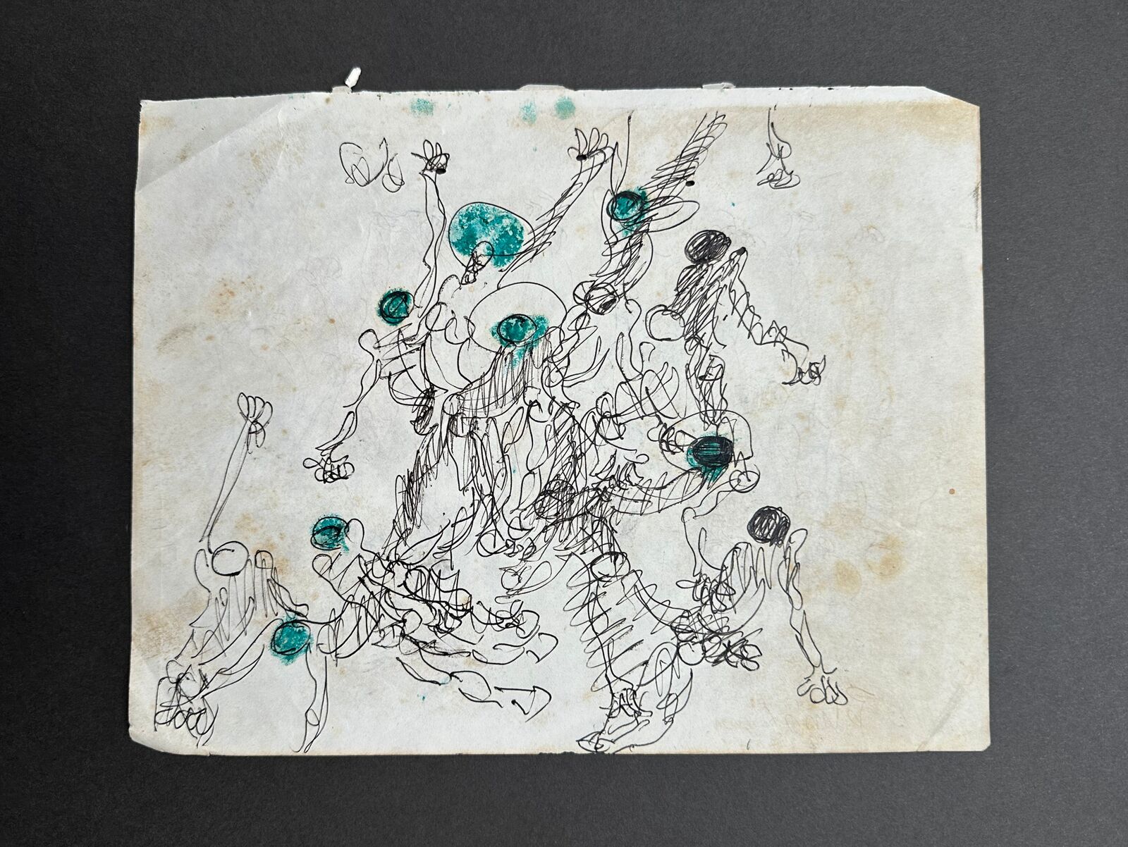 Untitled double-sided drawings