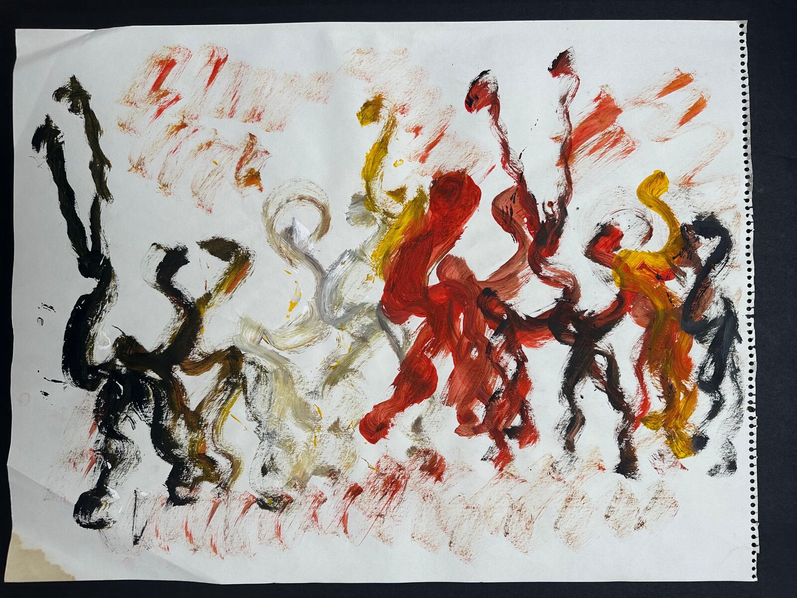 Artwork by Purvis Young, Untitled double-sided painting, Made of Paint on paper 