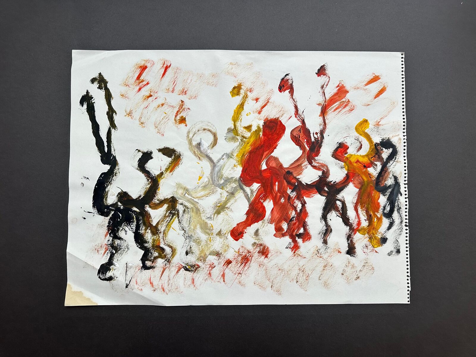 Artwork by Purvis Young, Untitled double-sided painting, Made of Paint on paper 